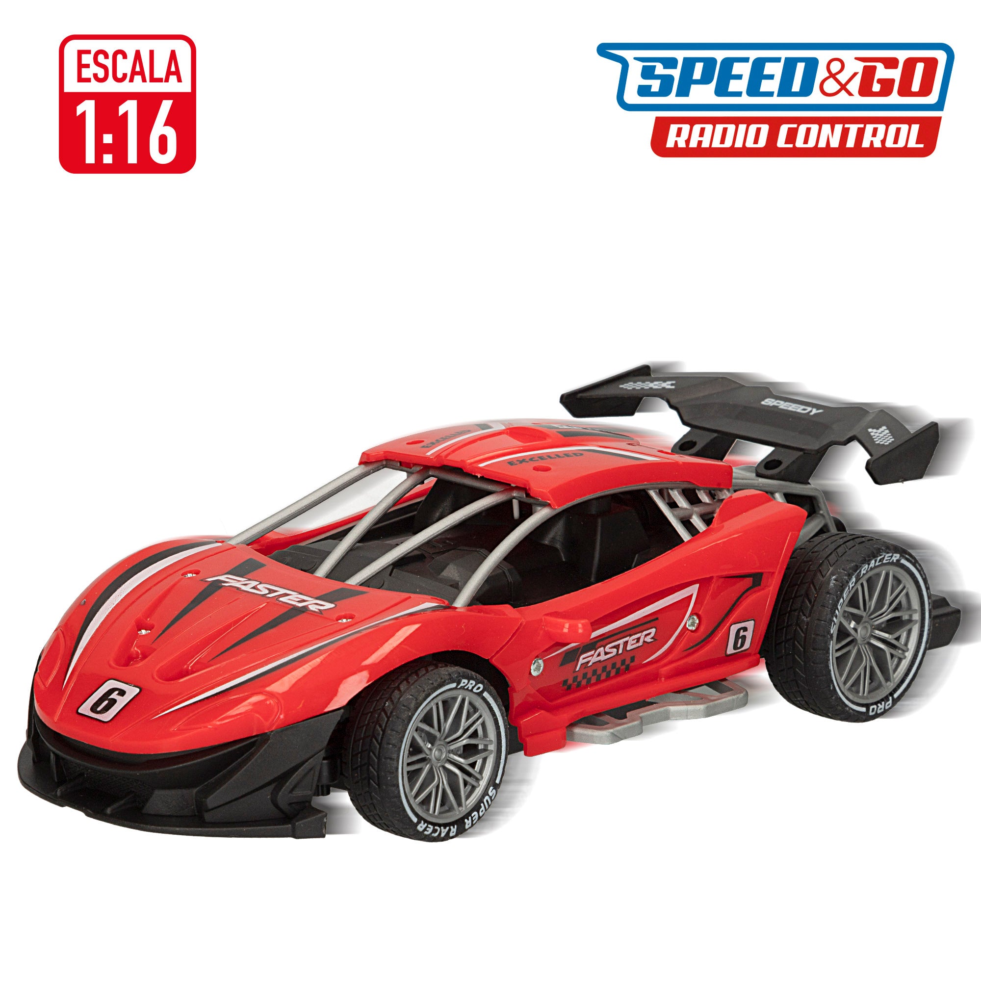 Carro de corrida telecomandado Speed&amp; Go à escala 1:12