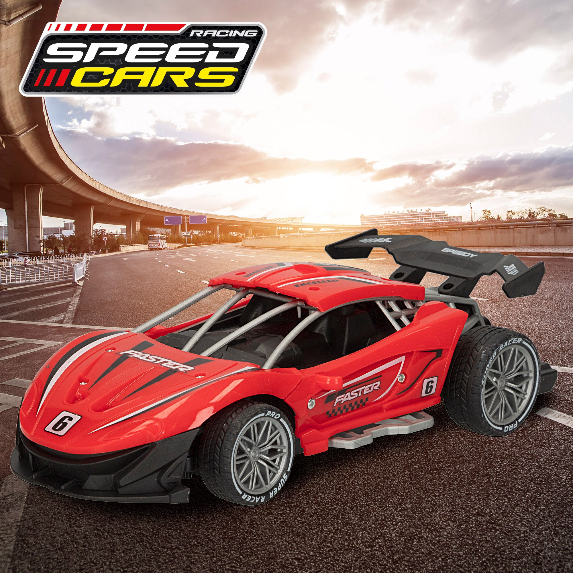 Carro de corrida telecomandado Speed&amp; Go à escala 1:12
