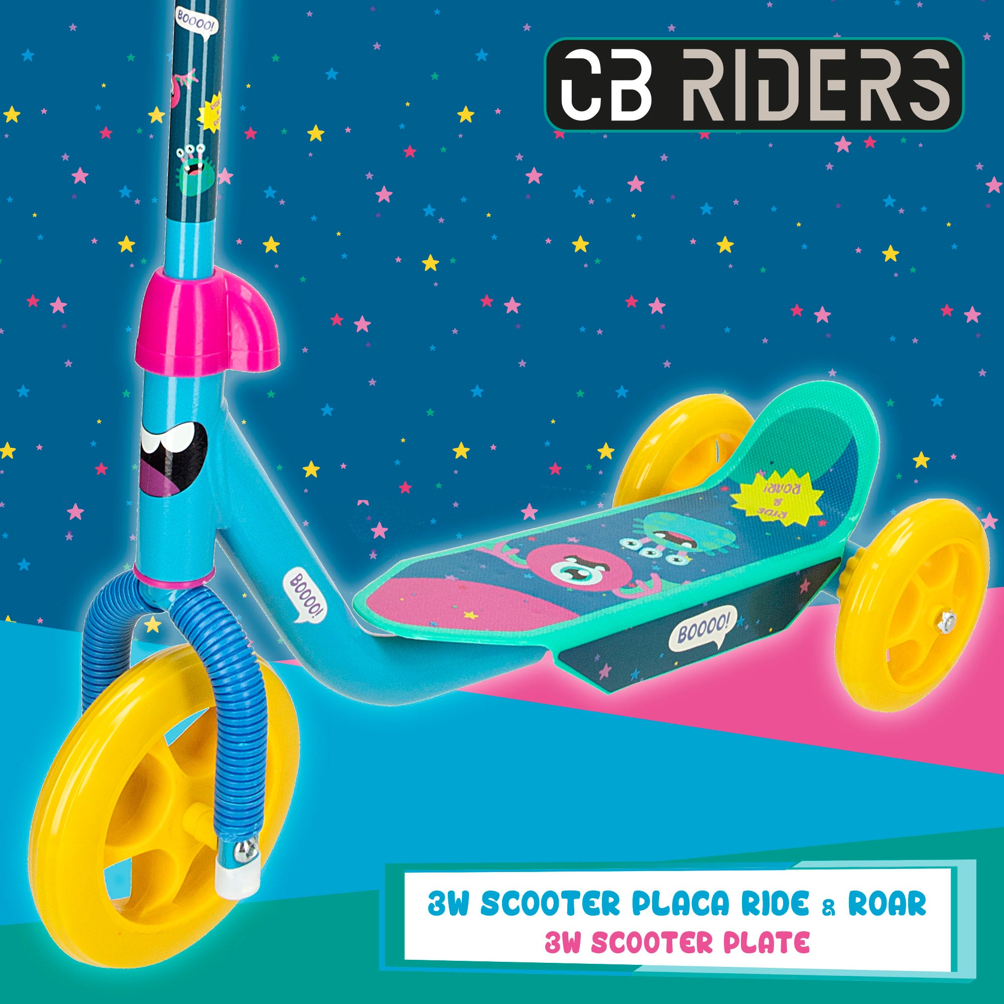 Trotinete de 3 rodas CB Riders Monster