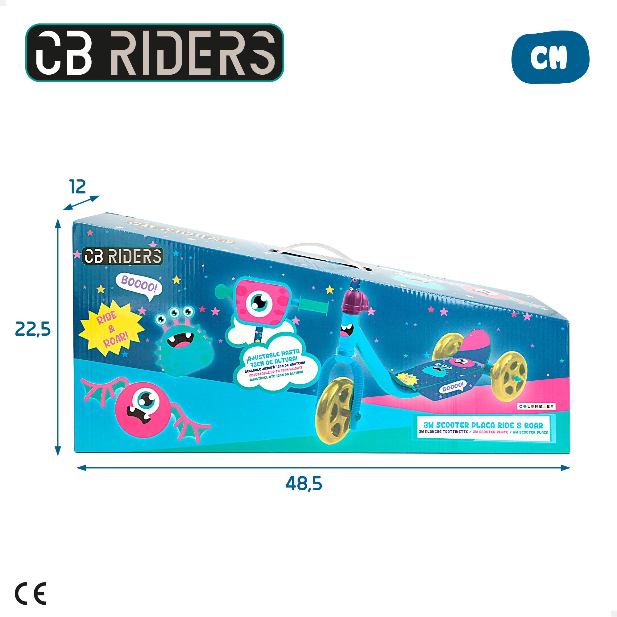 Trotinete de 3 rodas CB Riders Monster