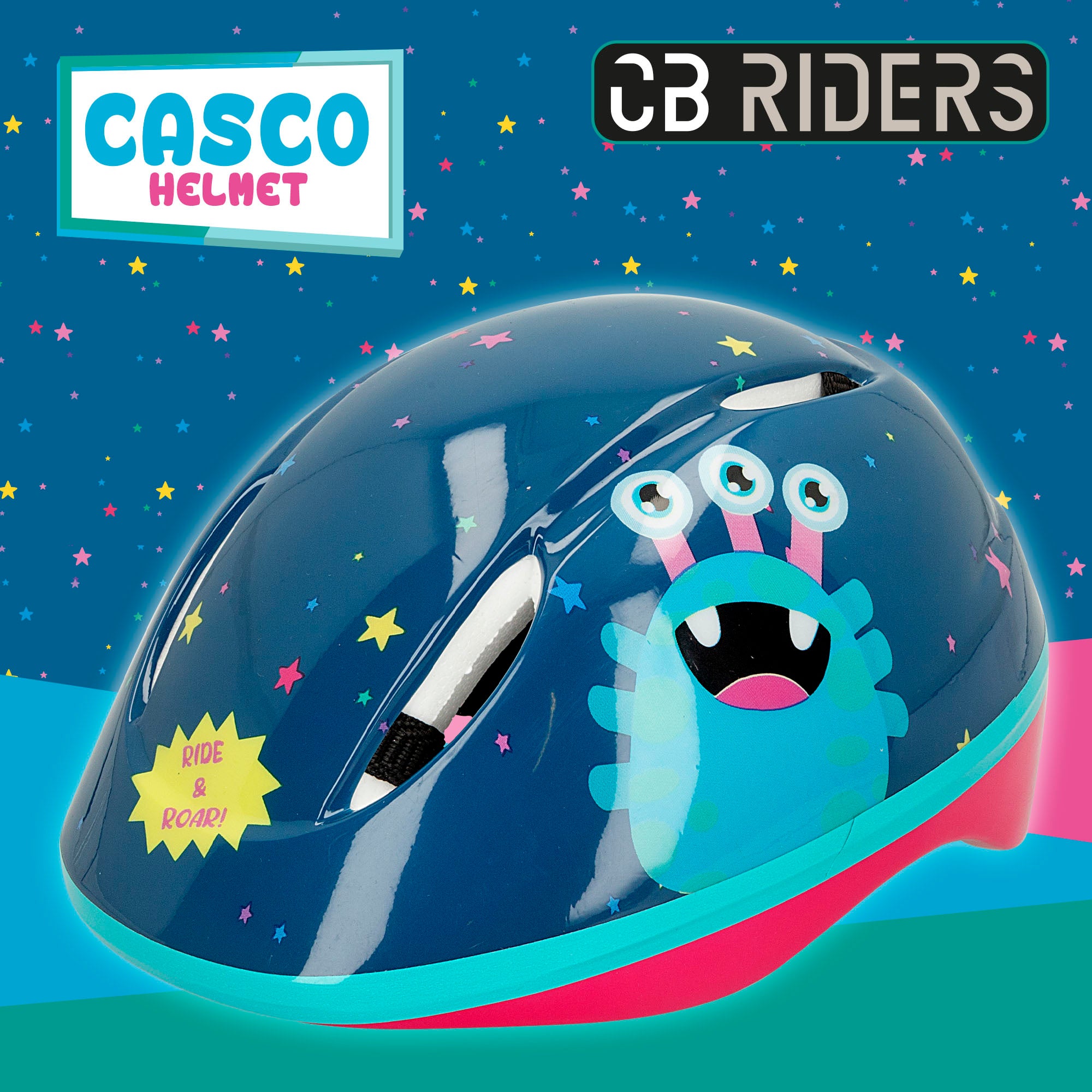 Casco infantil monstruos CB Riders