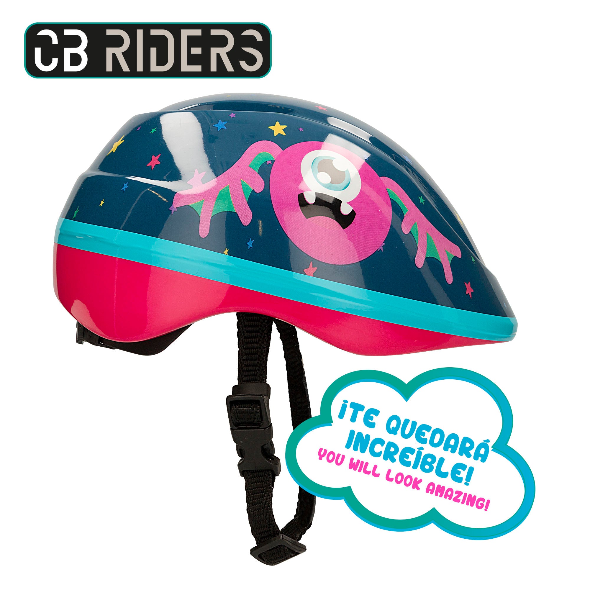 Casco infantil monstruos CB Riders