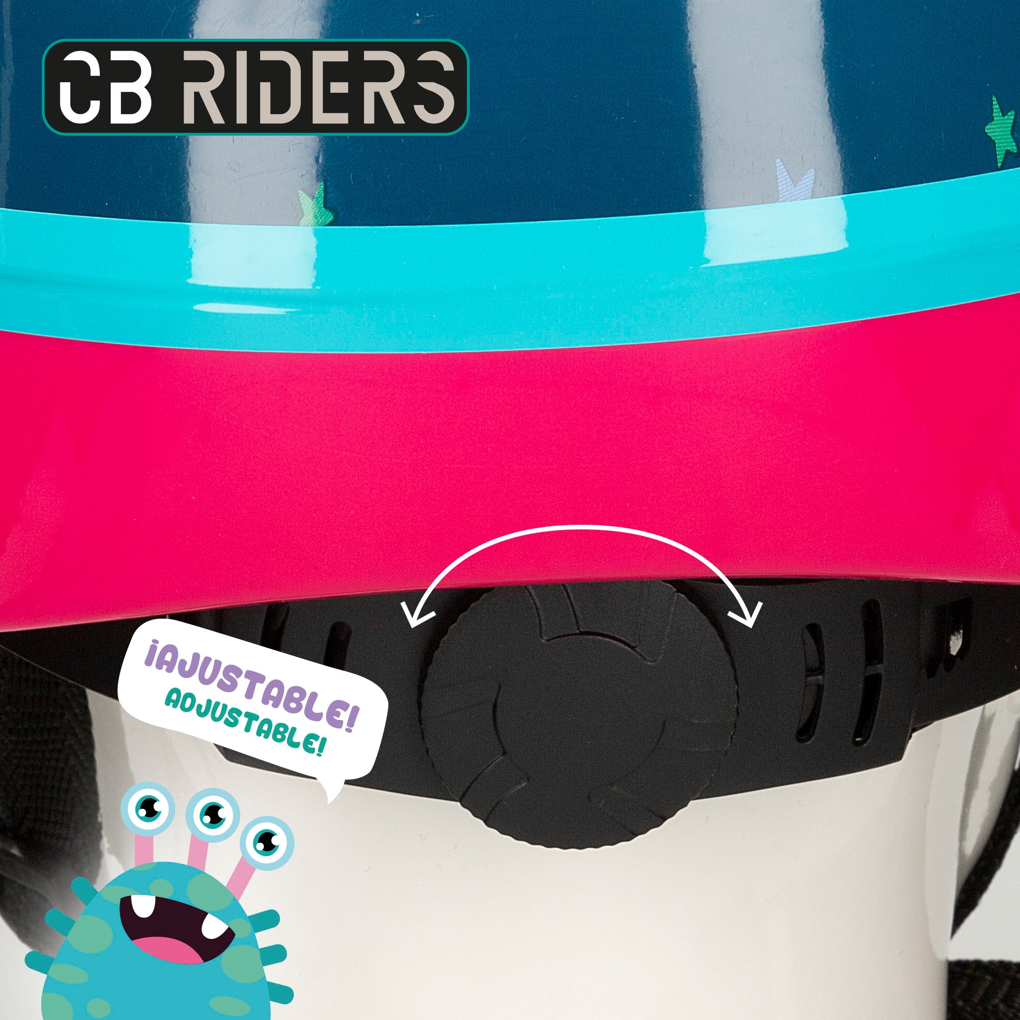 Casco infantil monstruos CB Riders