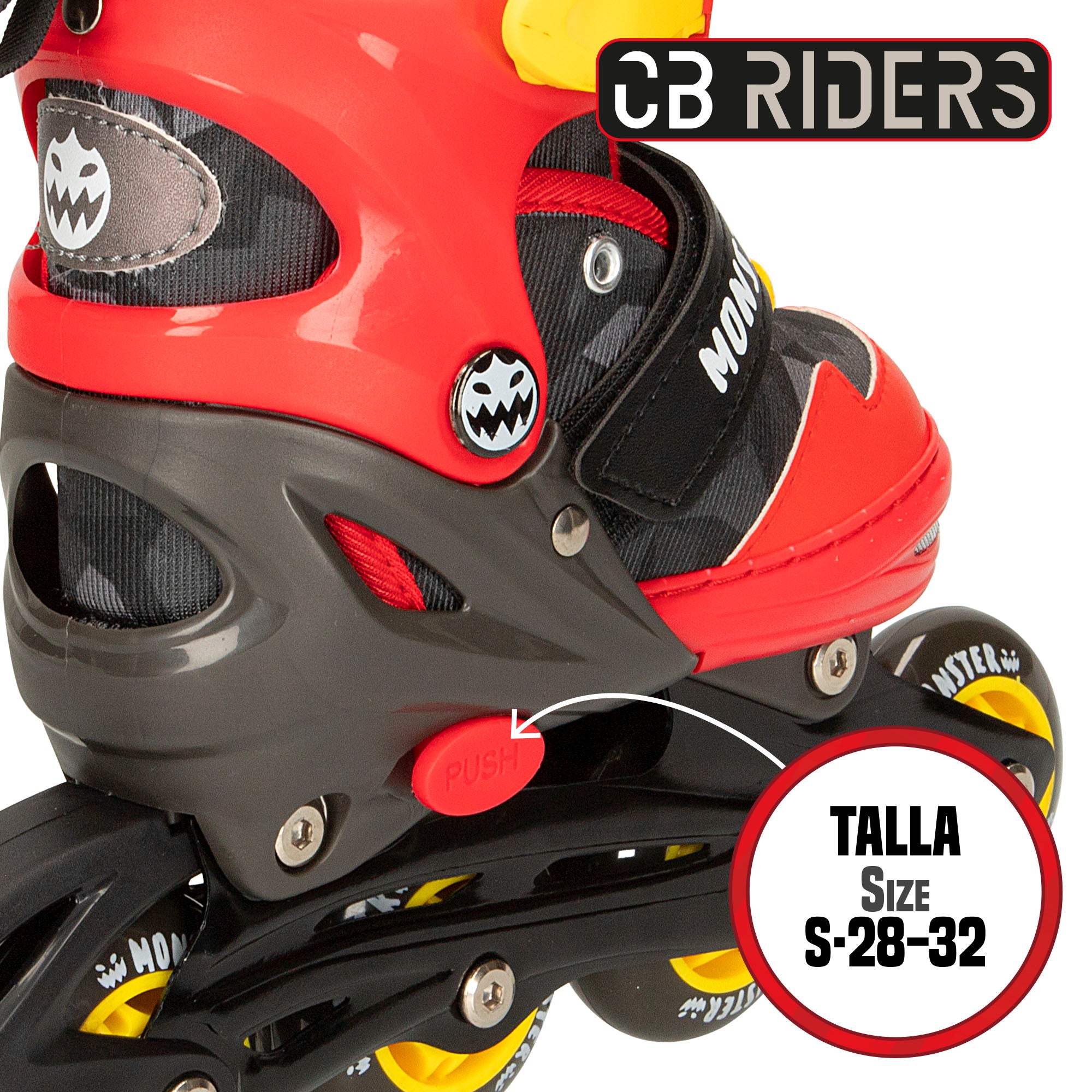 Patines en línea Monster CB Riders máx. 30 kg