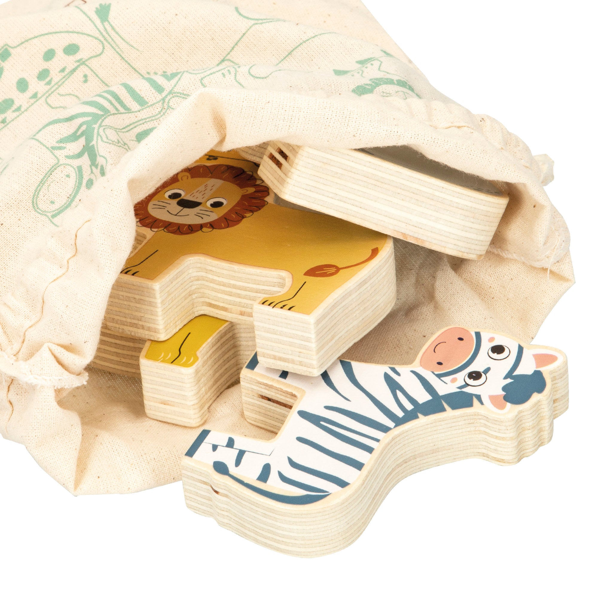 WOOMAX Zookabee Juego de equilibrio con animales de madera