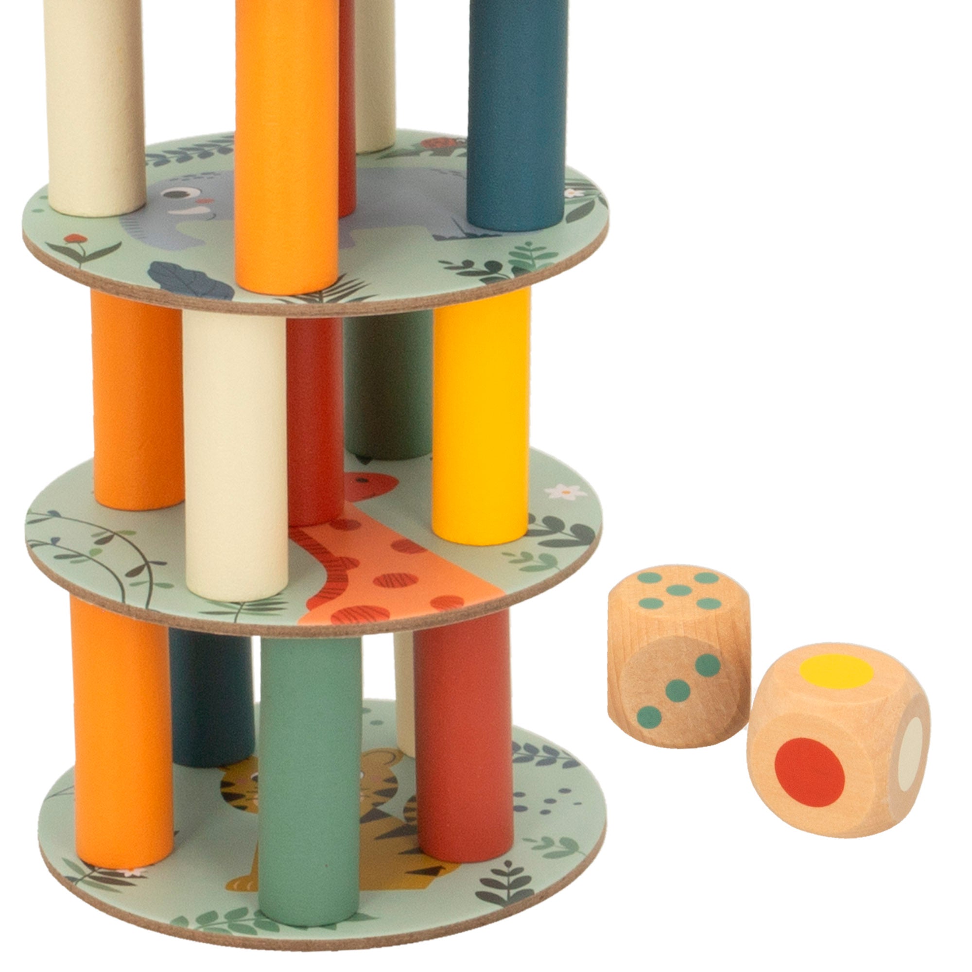 WOOMAX Zookabee Juego de equilibrio de madera