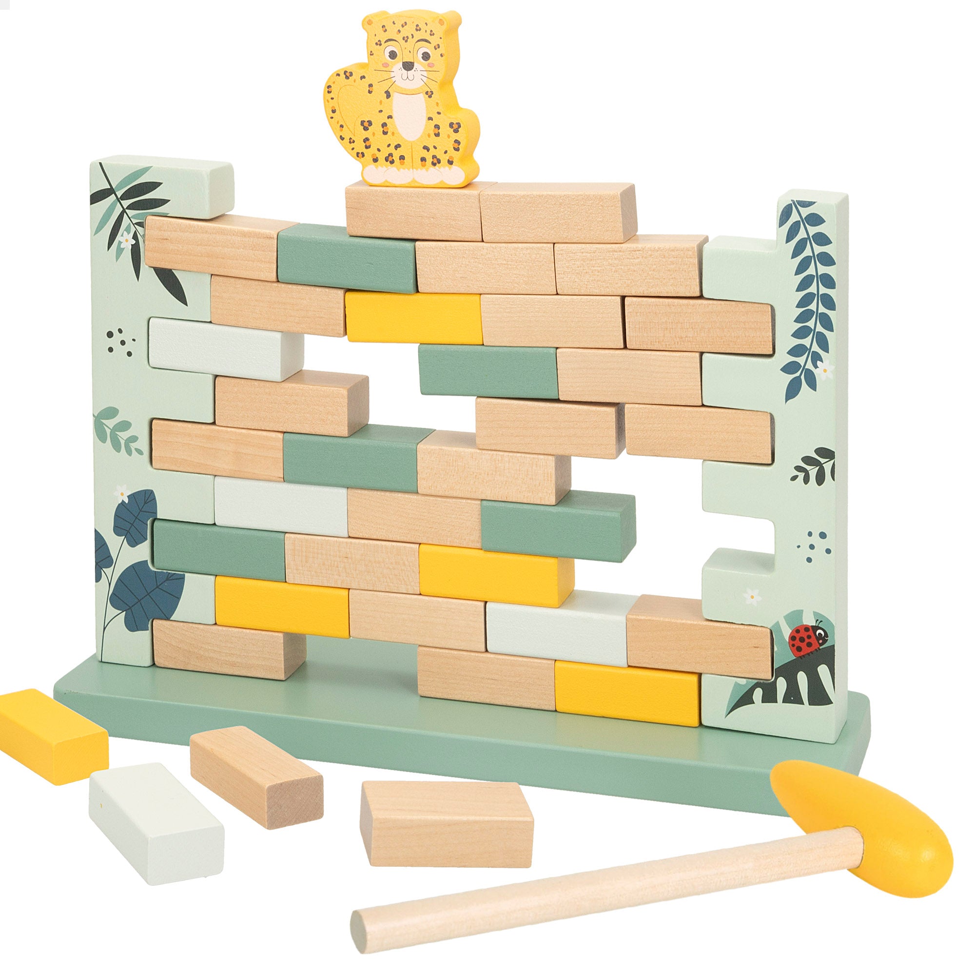 WOOMAX Zookabee Juego de equilibrio de madera animales de la selva