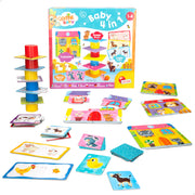 Lisciani 4-em-1 Jogos de Tabuleiro Carotina Baby