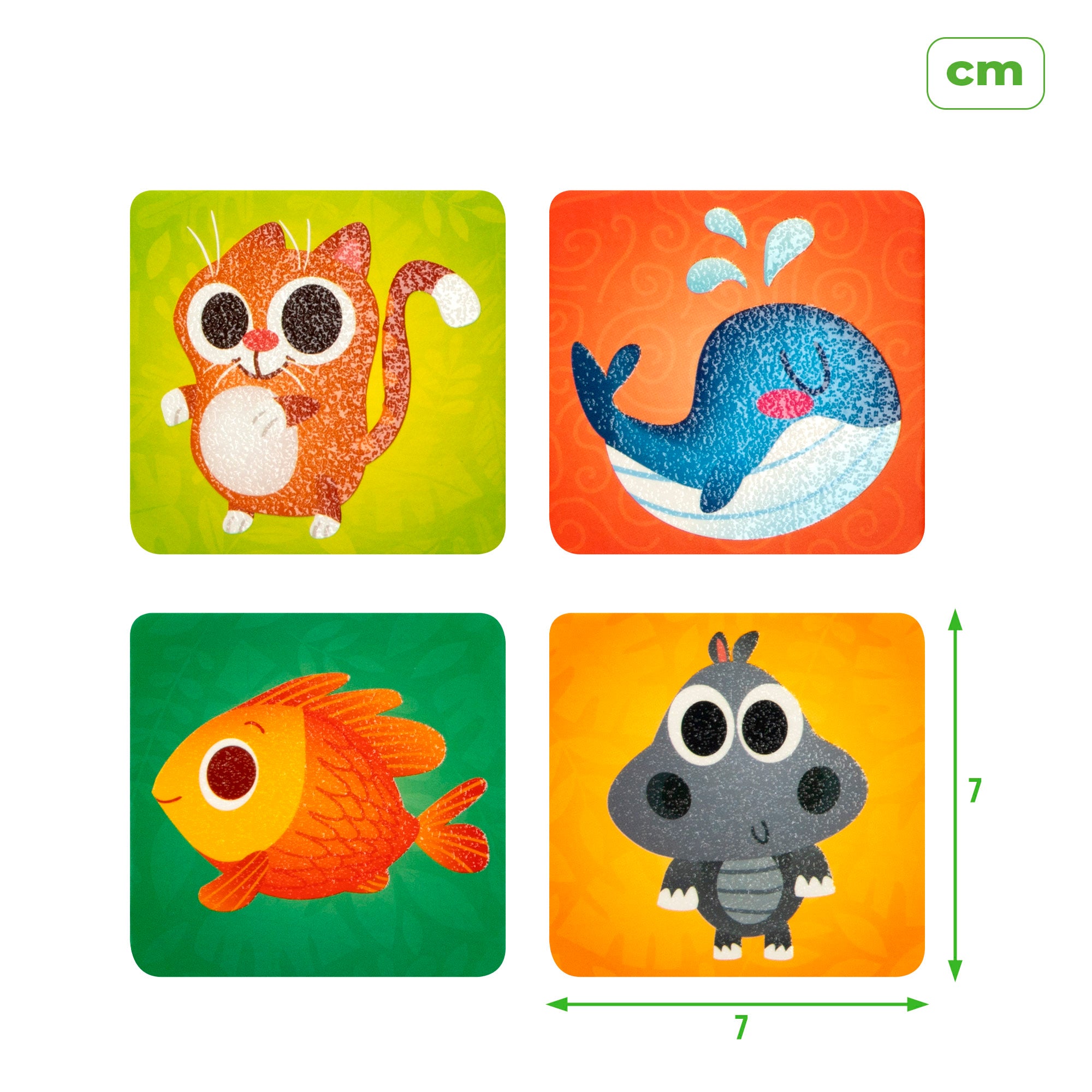 Montessori Lisciani Memo animais de jogo 24 cartas