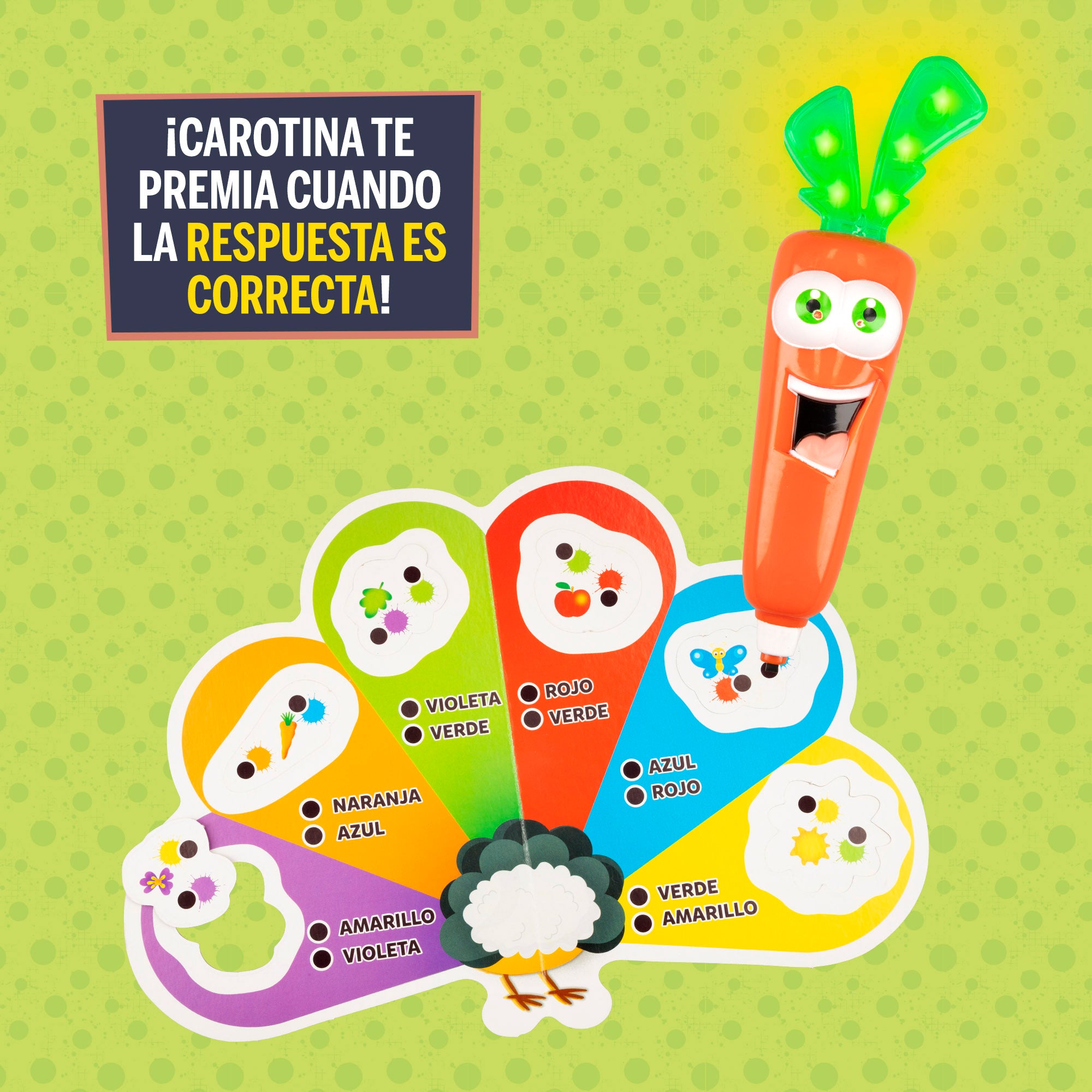 Lisciani Juego de mesa 50 juegos con bolígrafo parlante Carotina