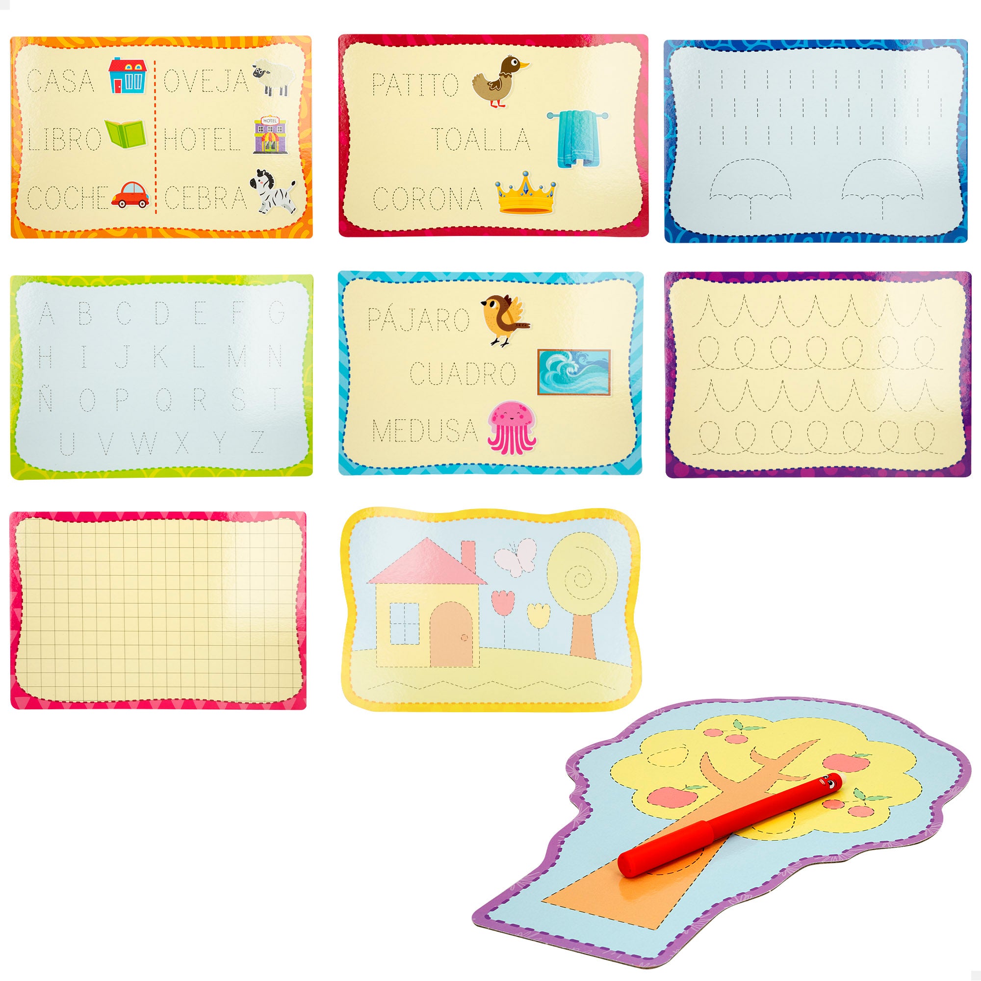 Montessori Lisciani Juego aprender a escribir Escuela de escritura