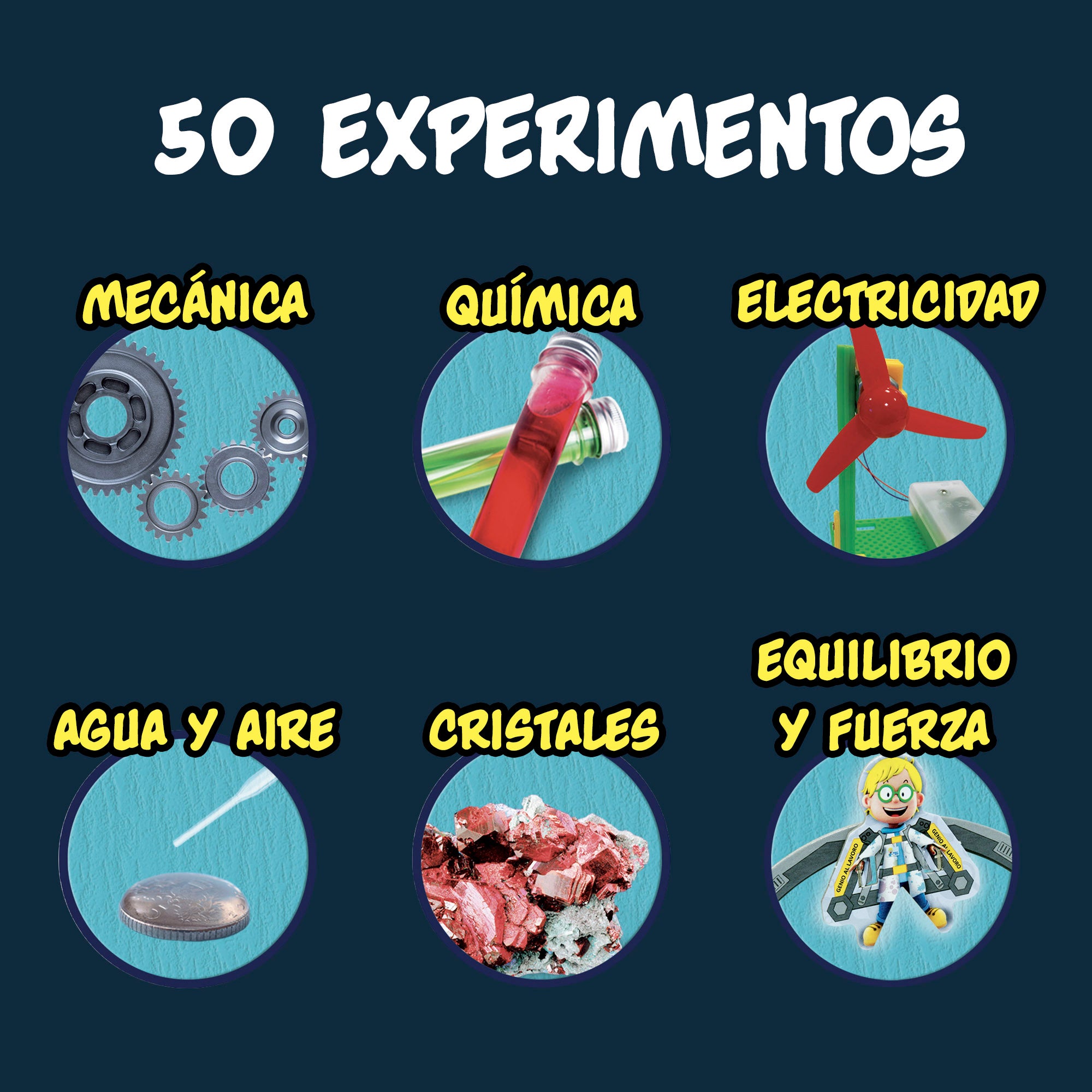 Lisciani Laboratorio con 50 experimentos científicos I'm A Genius