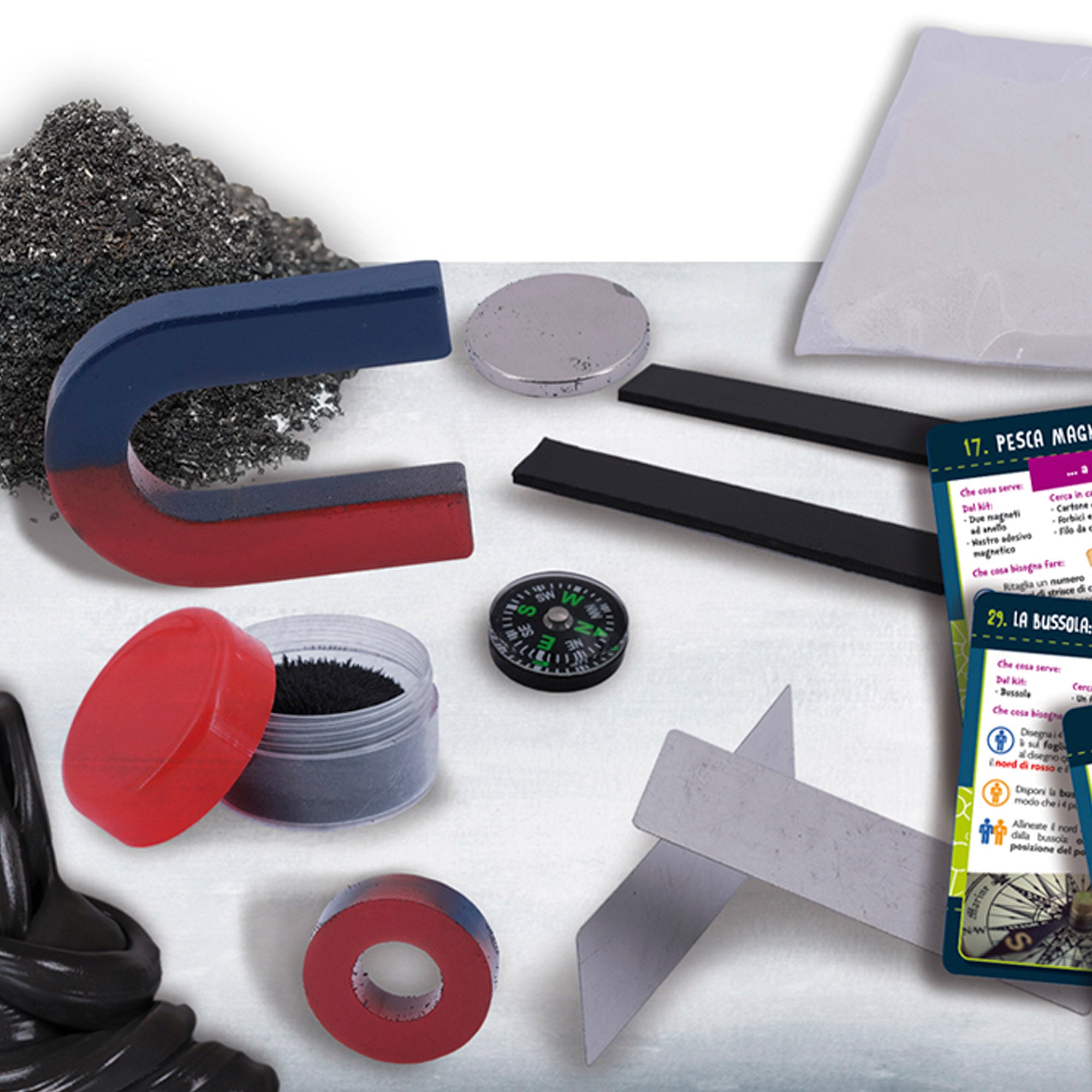 Lisciani Laboratorio magnetismo con 50 experimentos científicos I'm A Genius