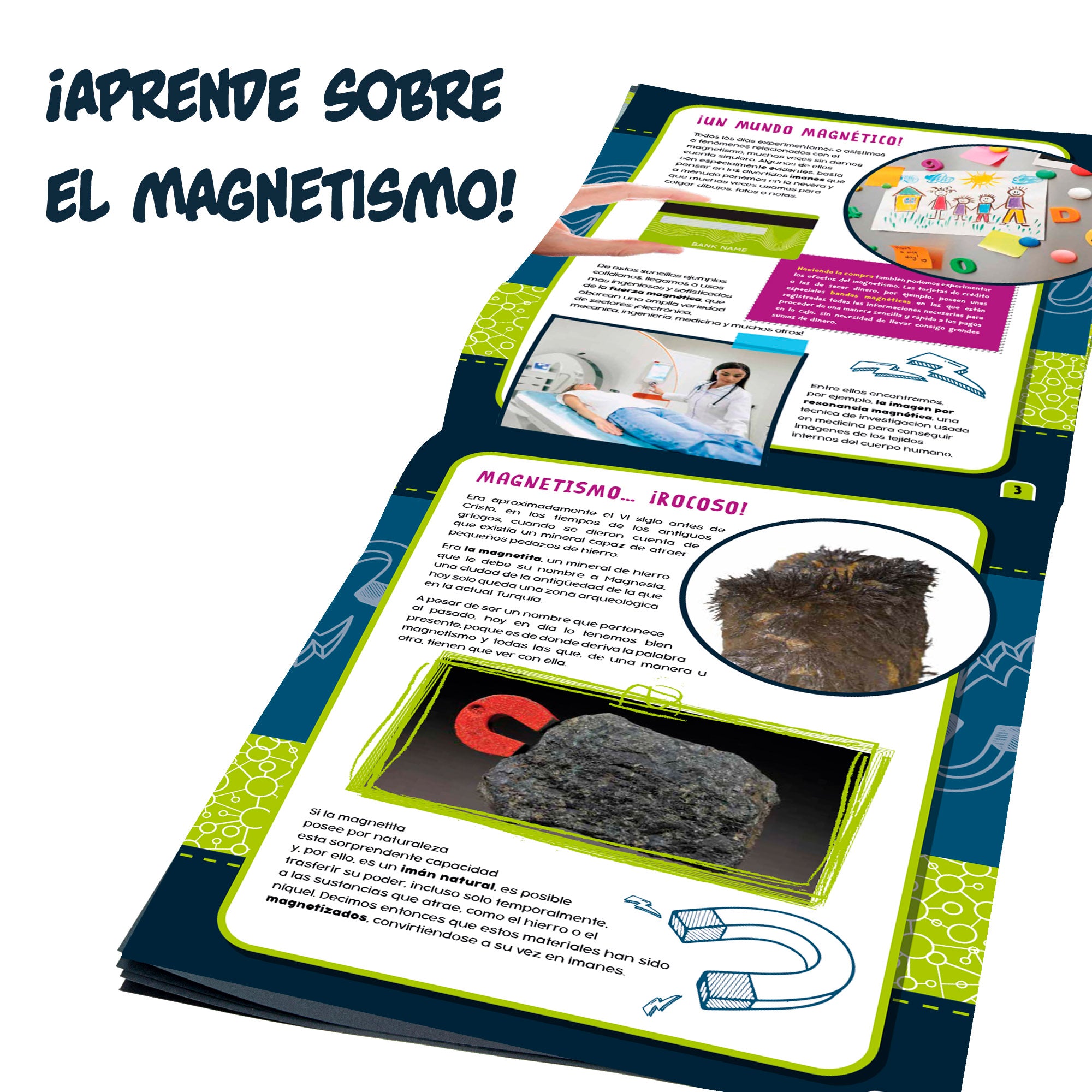 Lisciani Laboratorio magnetismo con 50 experimentos científicos I'm A Genius