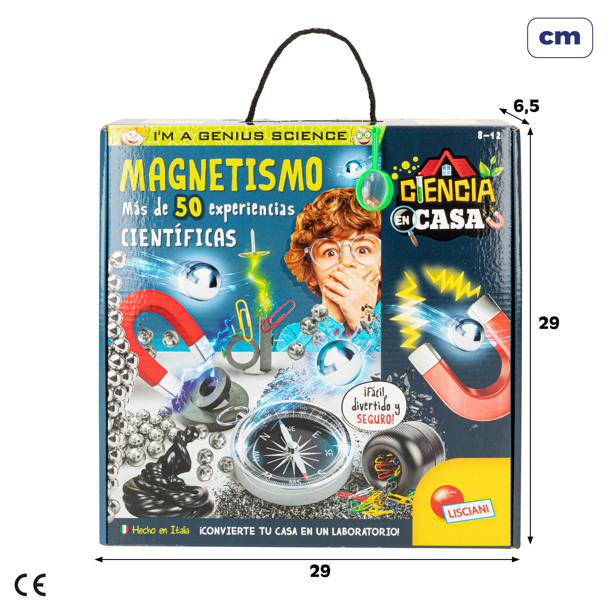 Lisciani Laboratorio magnetismo con 50 experimentos científicos I'm A Genius