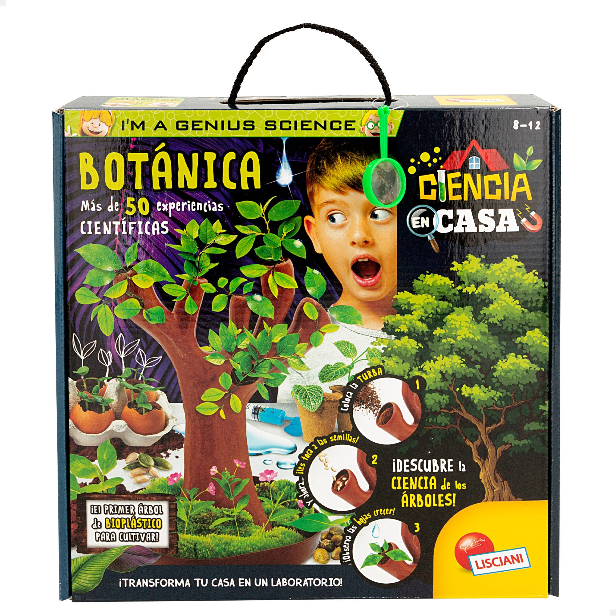 Lisciani Laboratorio botánica con 50 experimentos científicos I'm A Genius