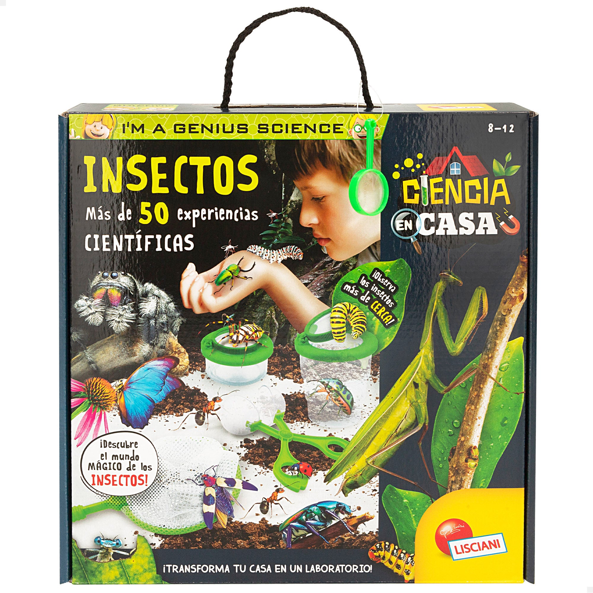 Lisciani Laboratorio insectos con 50 experimentos científicos I'm A Genius