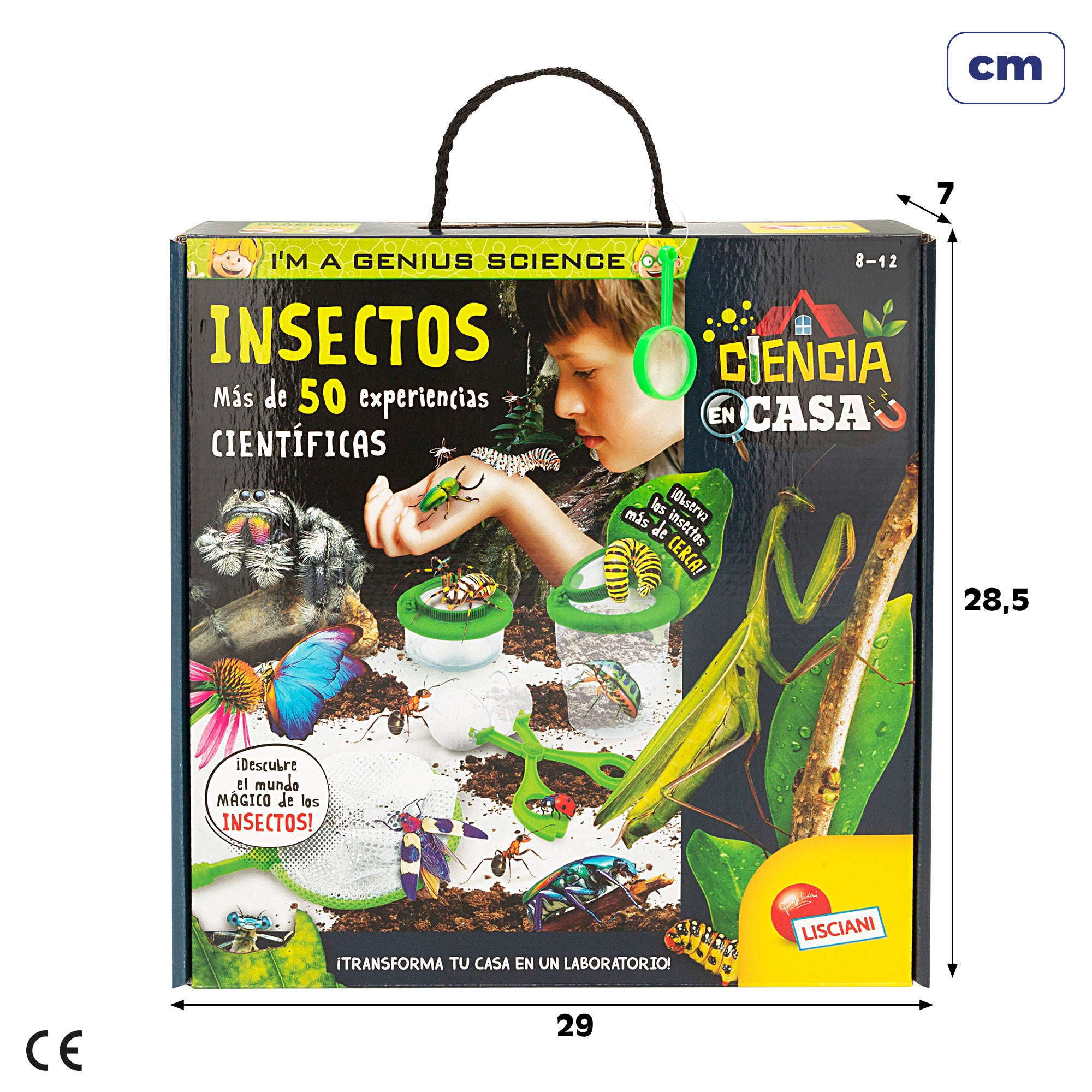 Lisciani Laboratorio insectos con 50 experimentos científicos I'm A Genius