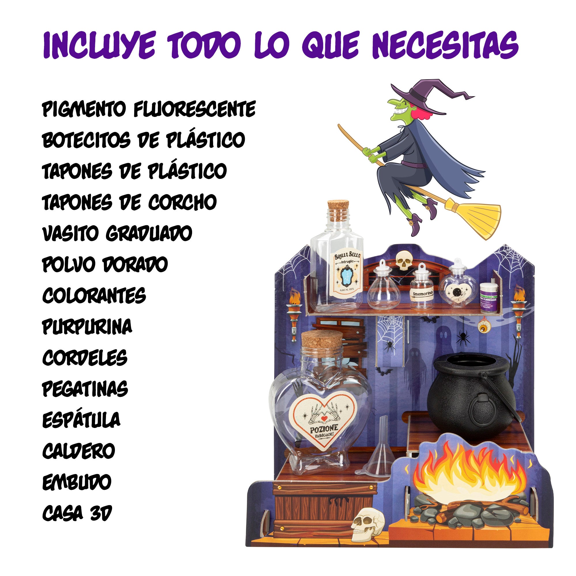 Lisciani Pociones mágicas La casa de las brujas Crazy Science