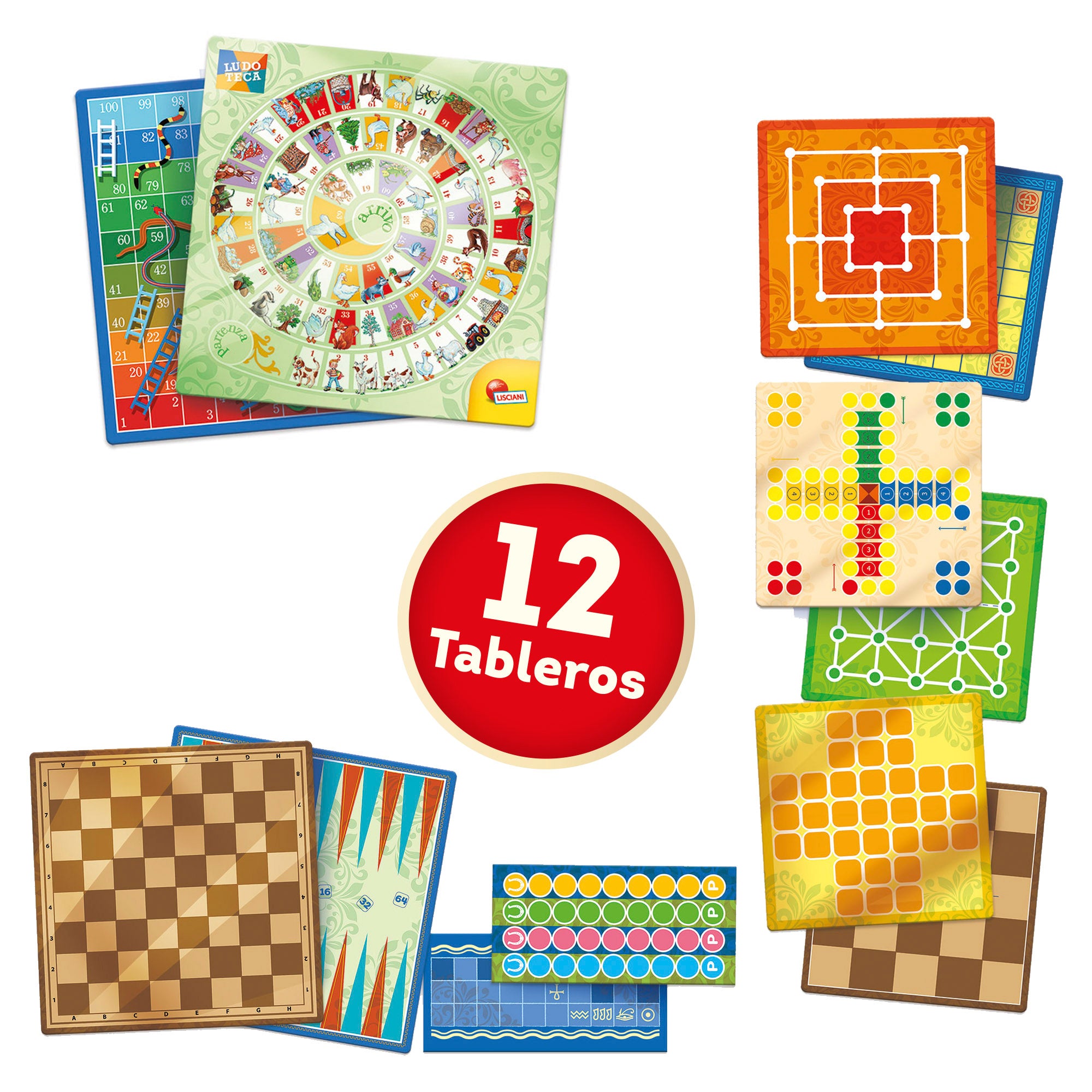 Lisciani Pack 60 juegos de mesa