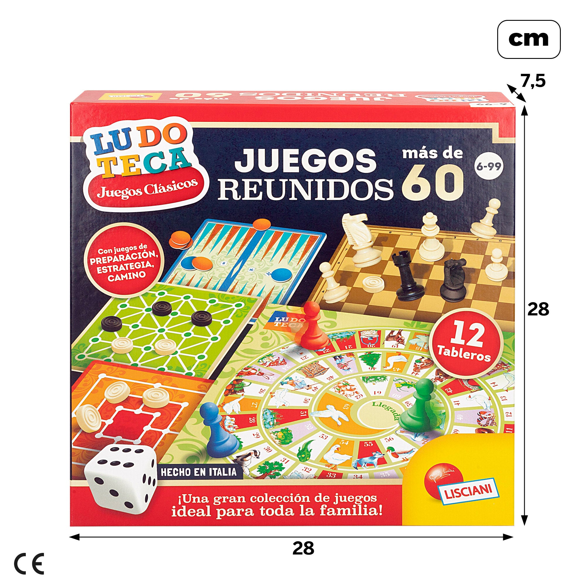 Lisciani Pack 60 juegos de mesa