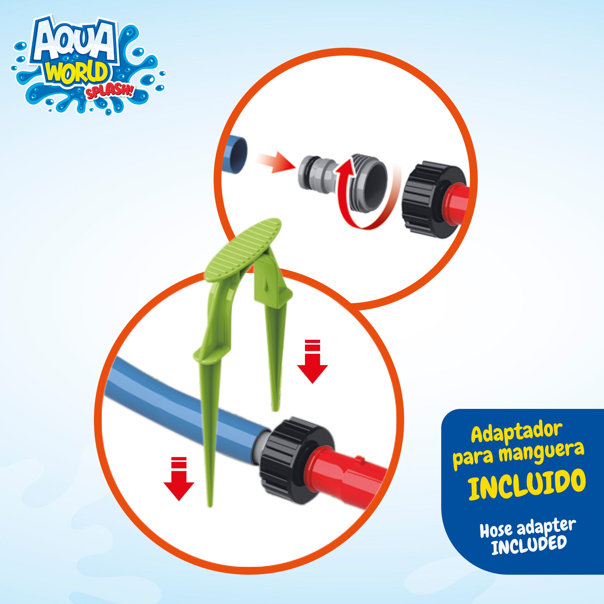 Aqua World Juguete aspersor de agua caracol