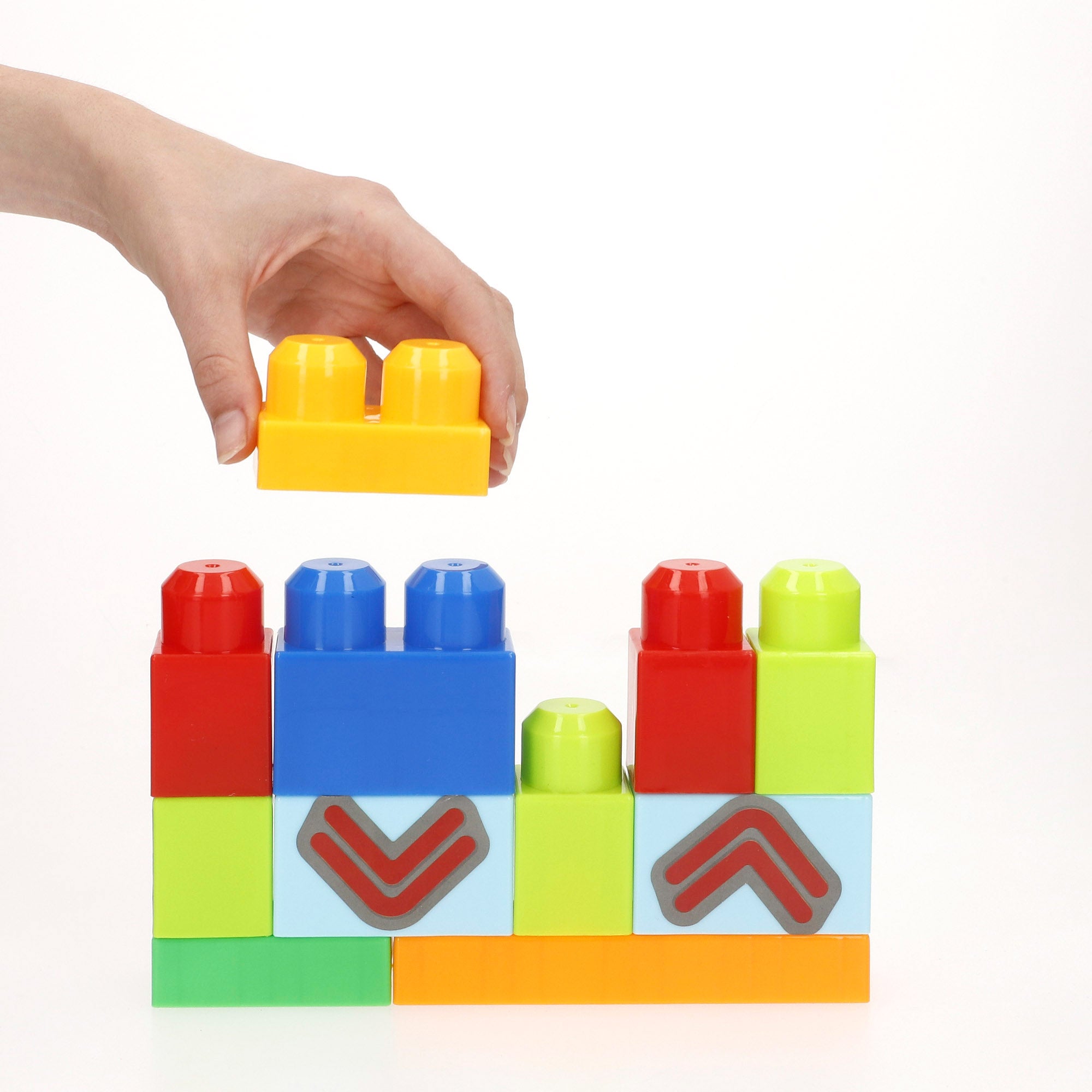 Juego bloques de construcción coche carreras 25 piezas COLORBABY