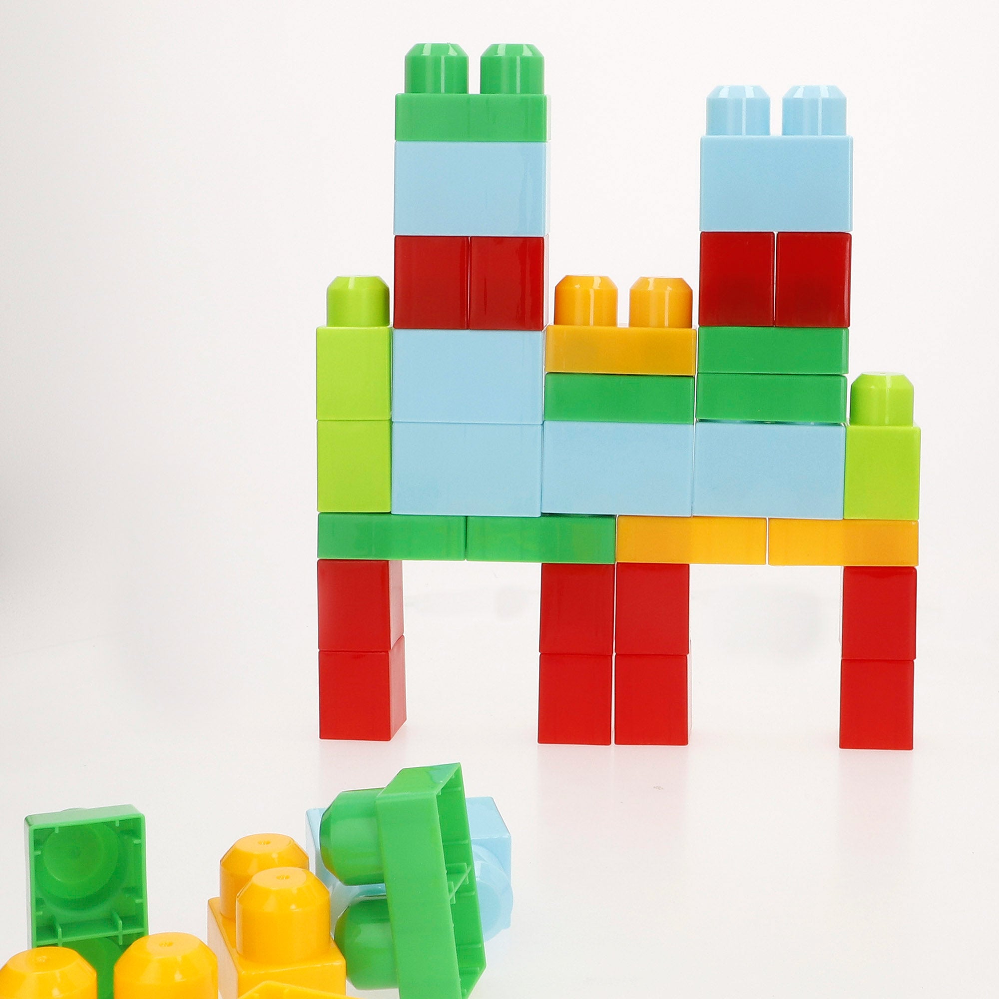 Juego bloques de construcción 40 piezas cohete color aleatorio COLORBABY