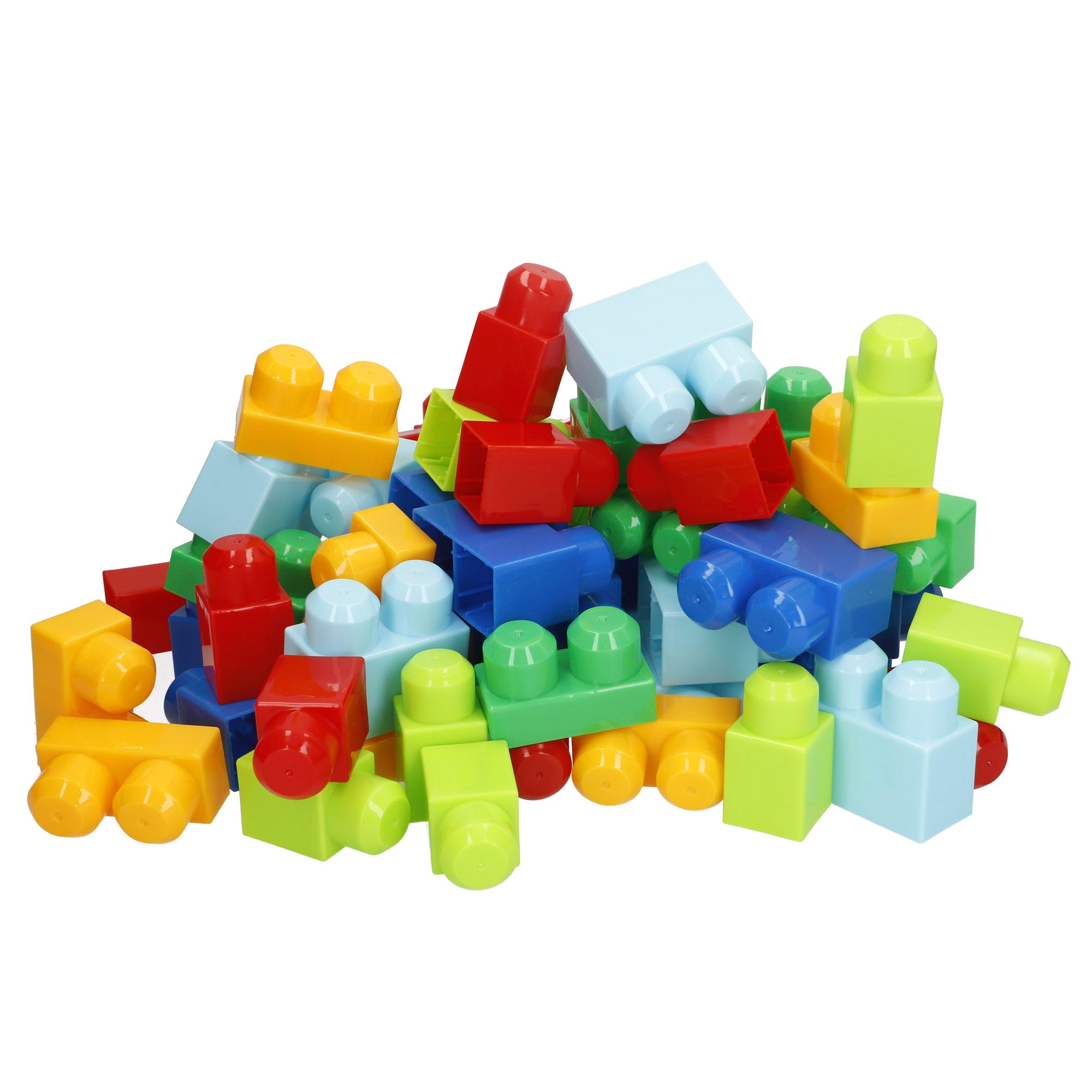 Conjunto de blocos de montar foguete com 70 peças, cores sortidas, COLORBABY