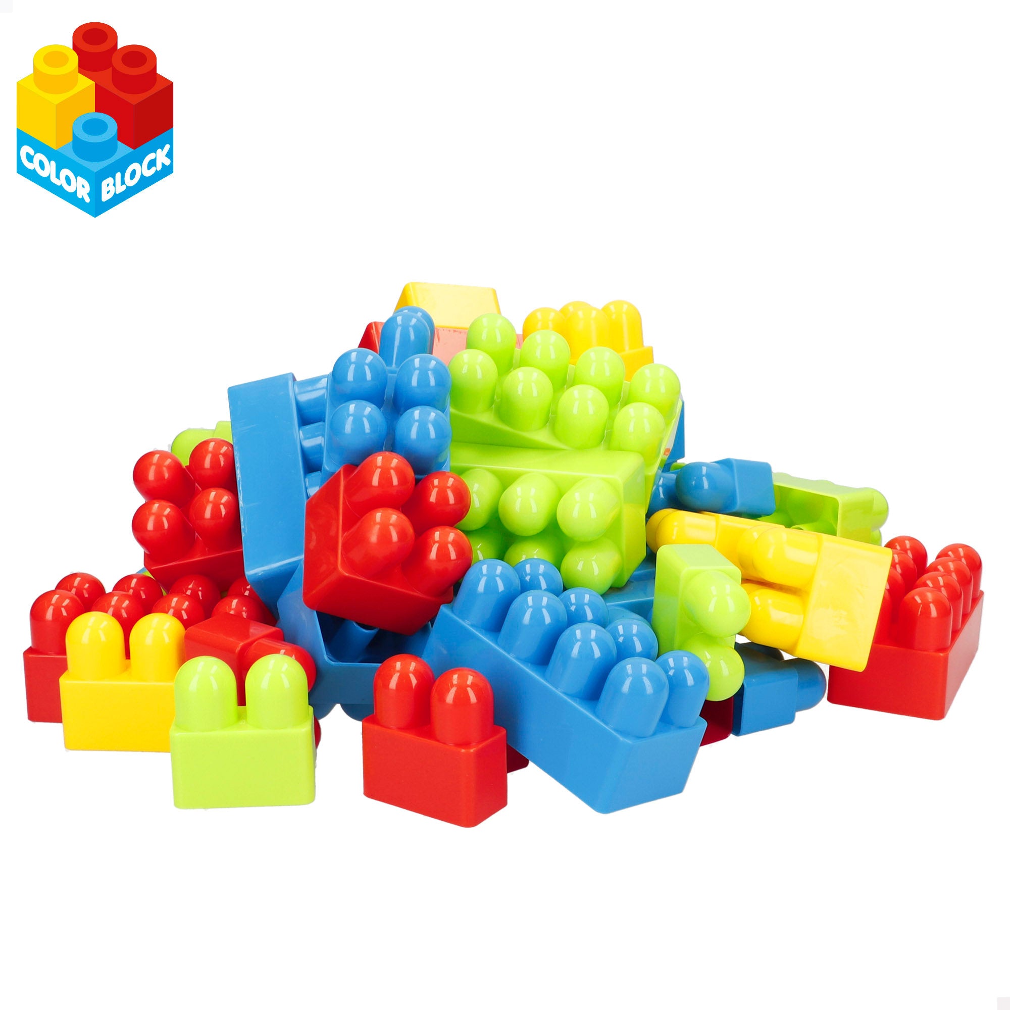 Juego de bloques de construcción 144 piezas Maxi Color Block