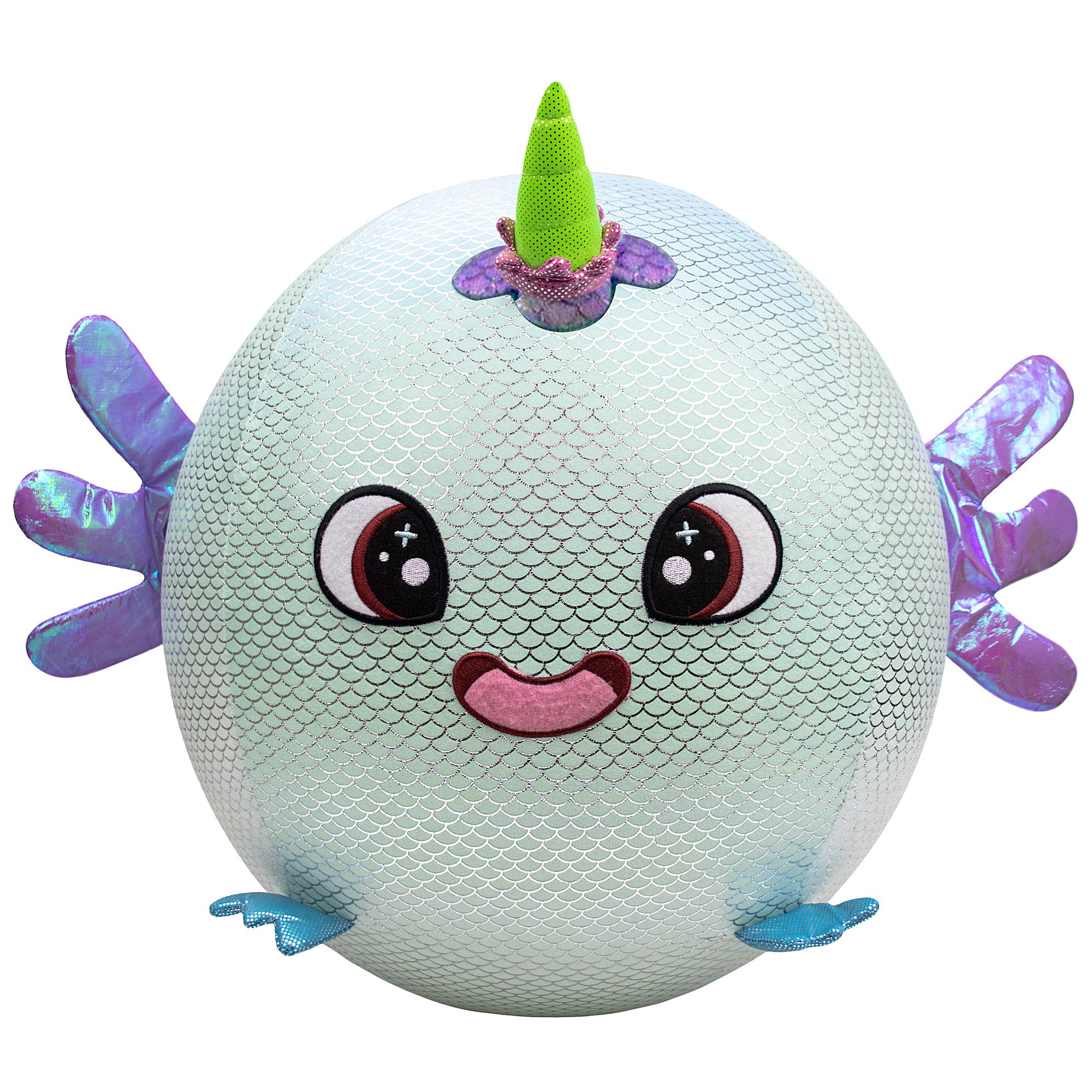 Biggies Peluche hinchable XXL ajolote brillante