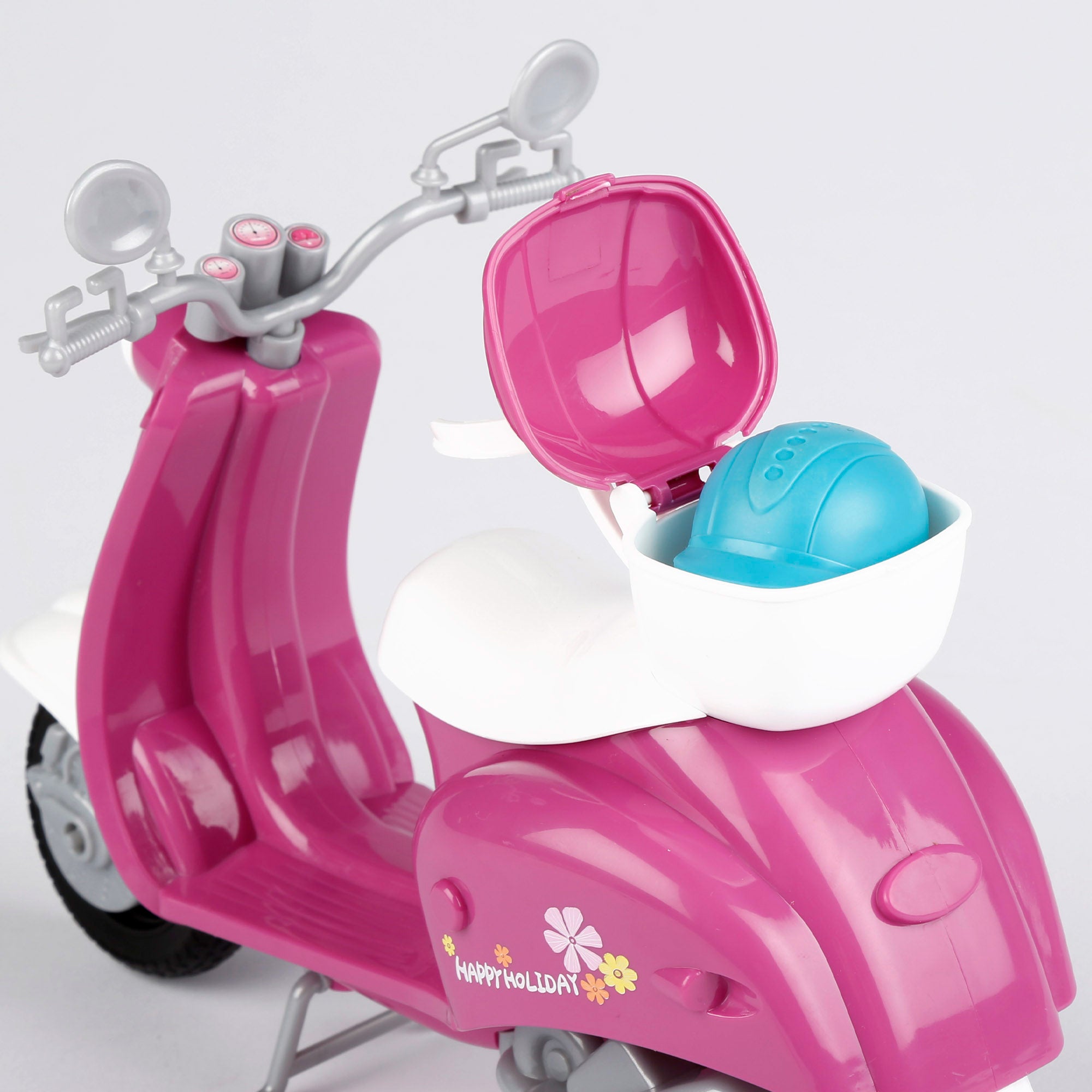 Muñeca con scooter y accesorios Isabella