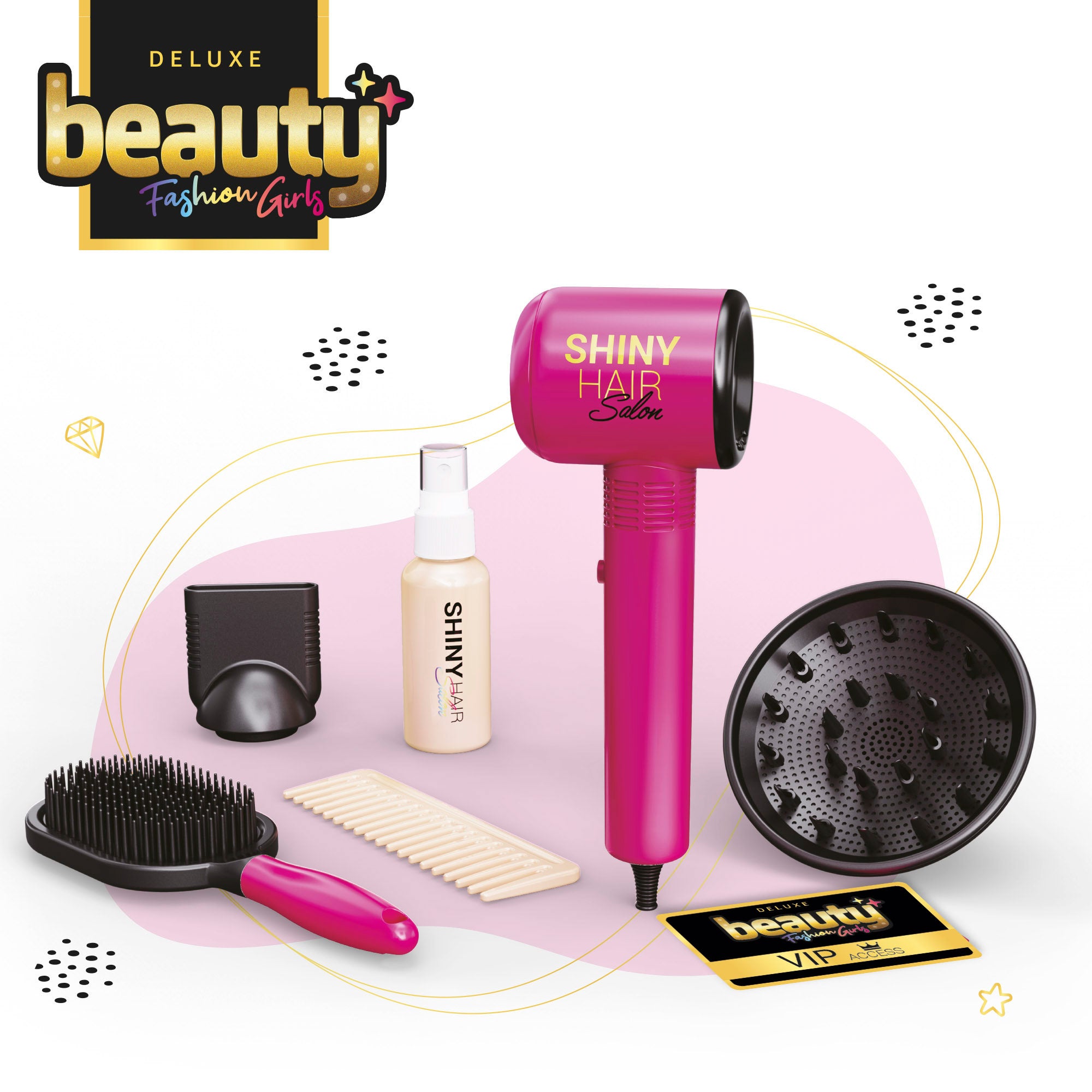 Set peluquería infantil con accesorios Beauty