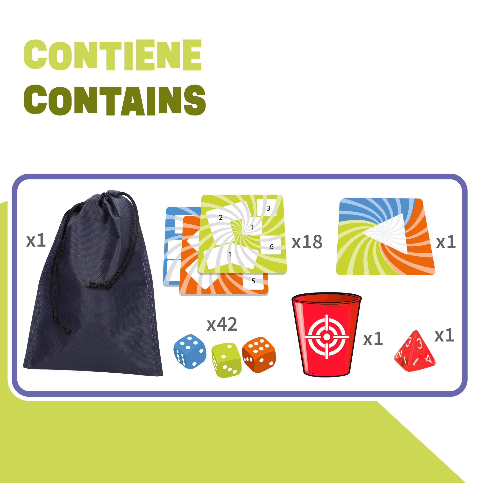 Juego de mesa torre de dados CB Games