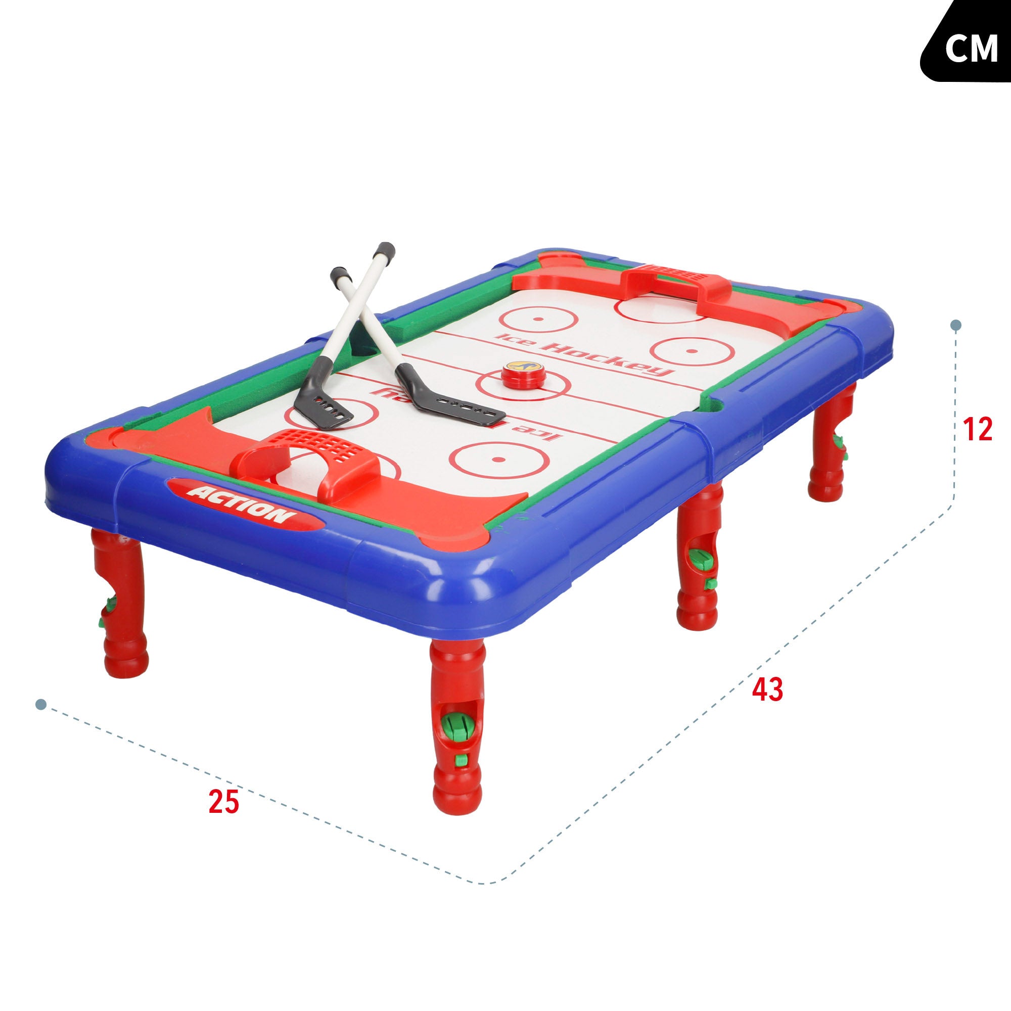 Mesa multijuegos 6 juegos de mesa en 1 43x25x12 cm