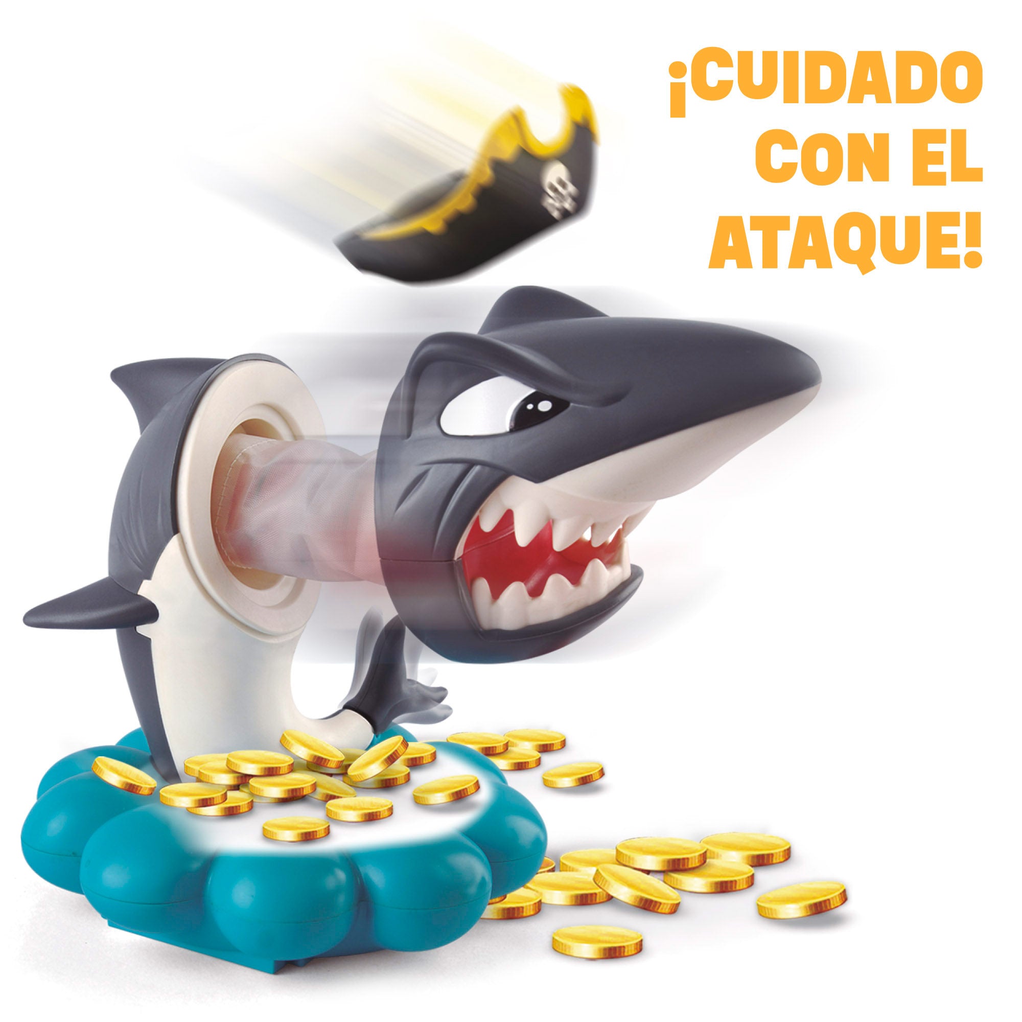 Jogo de tabuleiro Tubarão Pirata CB Games