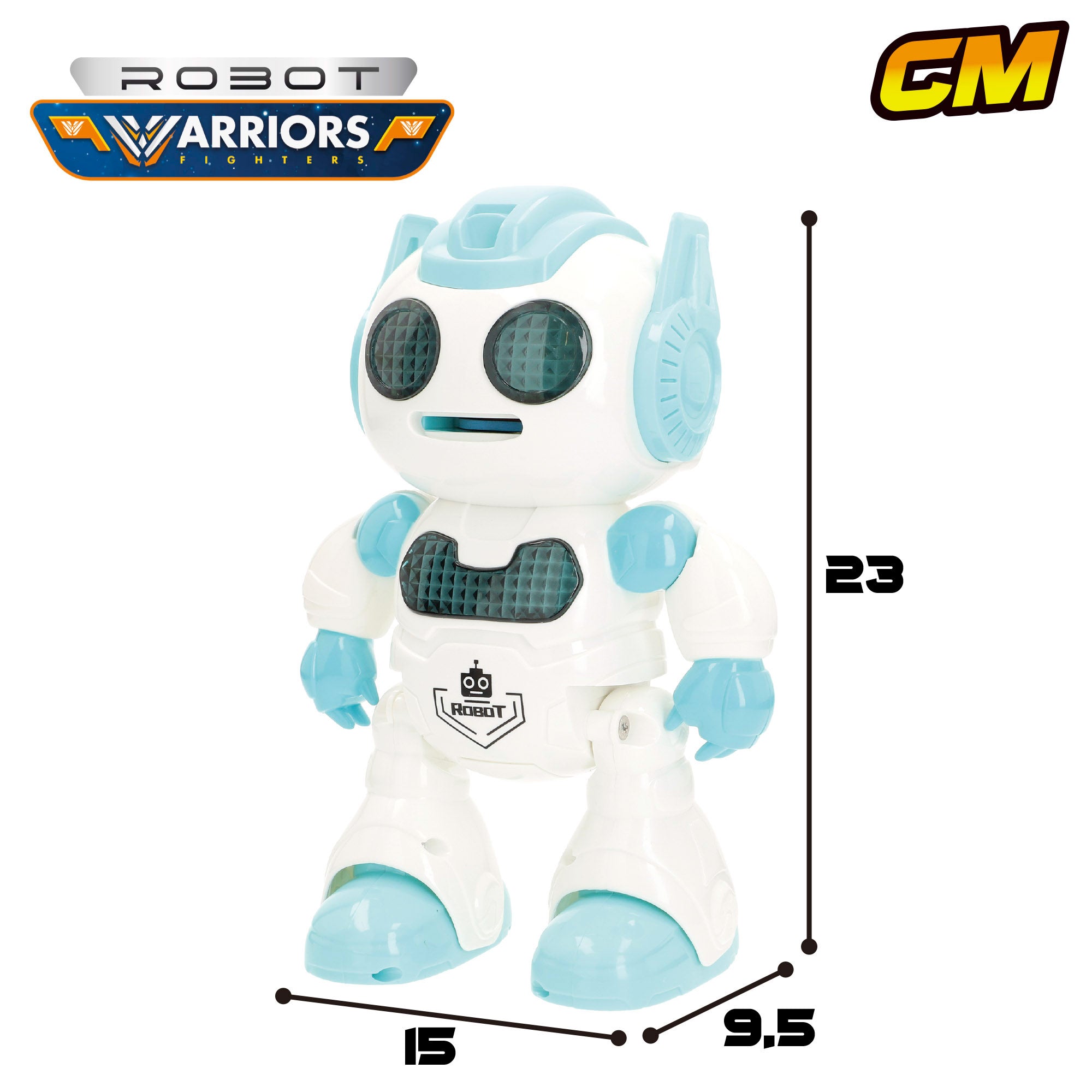 Robot teledirigido lanza discos Warriors