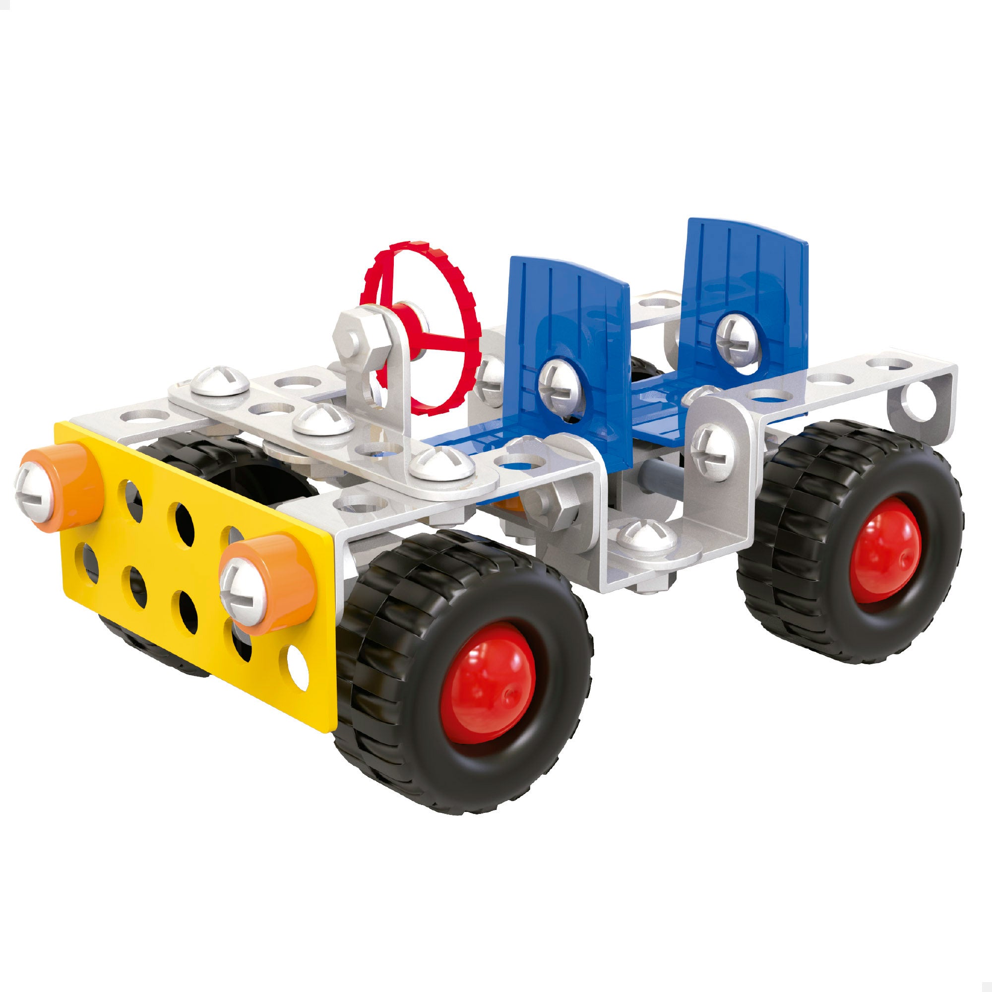 Juego construcción 5 coches de metal 236 piezas Smart Theory
