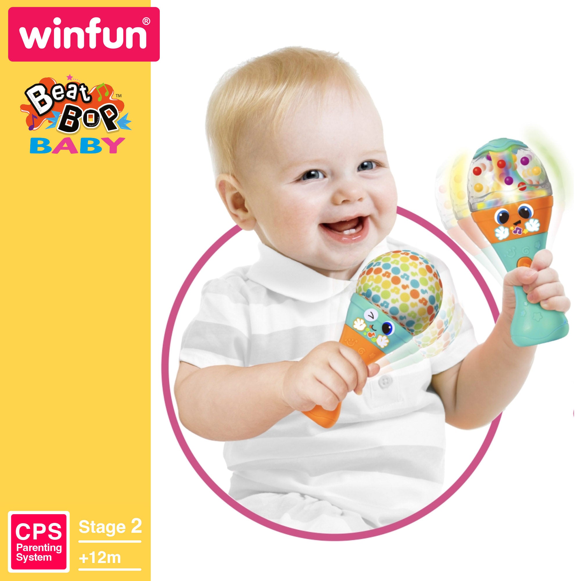 Winfun Set 2 maracas sonajero para bebé