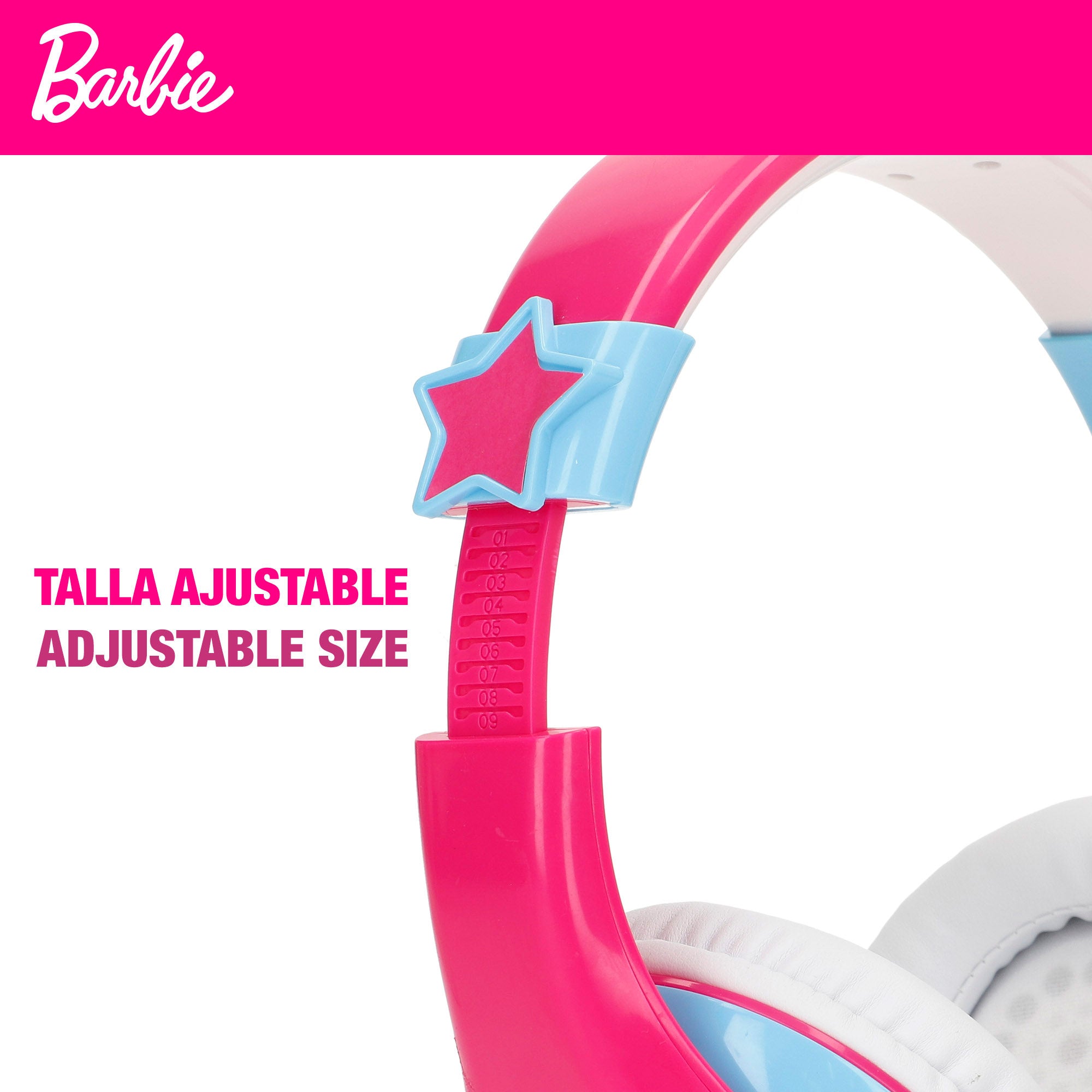 Barbie Set auriculares y micrófono infantil con bluetooth