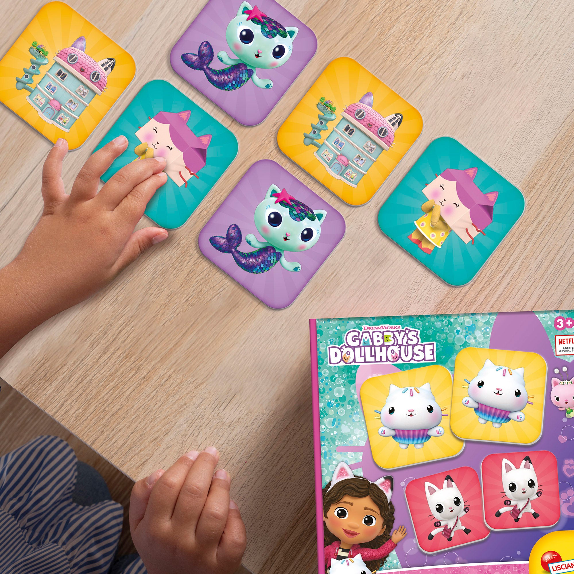 Gabby's Dollhouse Juego de memoria 24 tarjetas