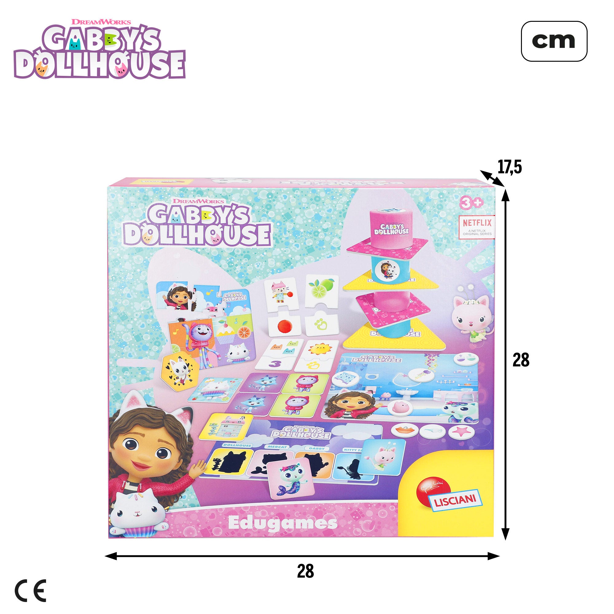 Gabby's Dollhouse Juegos de mesa 10 en 1