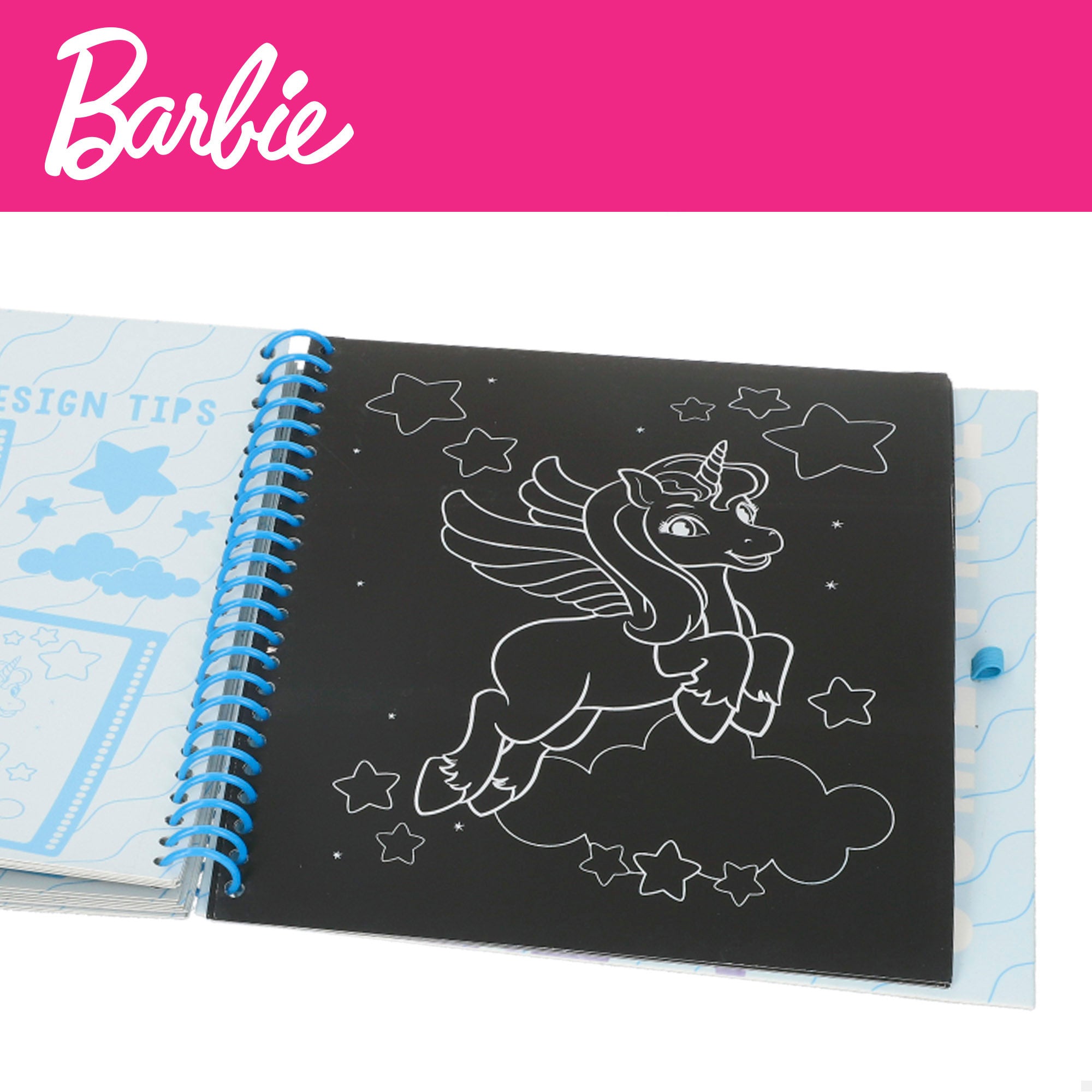 Barbie Scratch book con dibujos para rascar