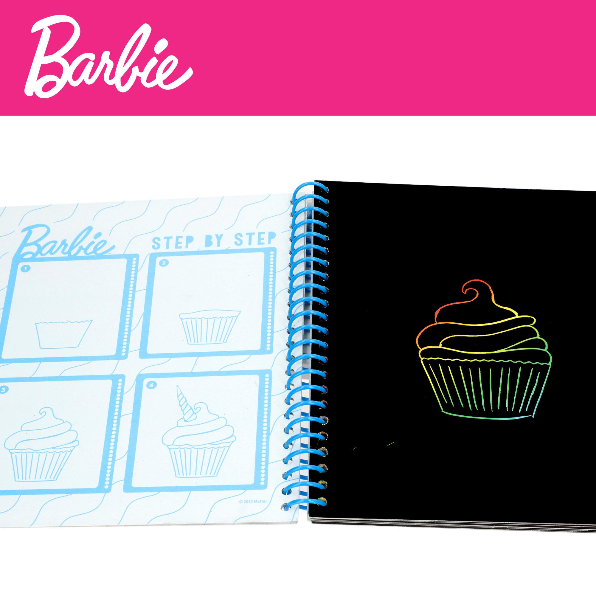 Barbie Scratch book con dibujos para rascar