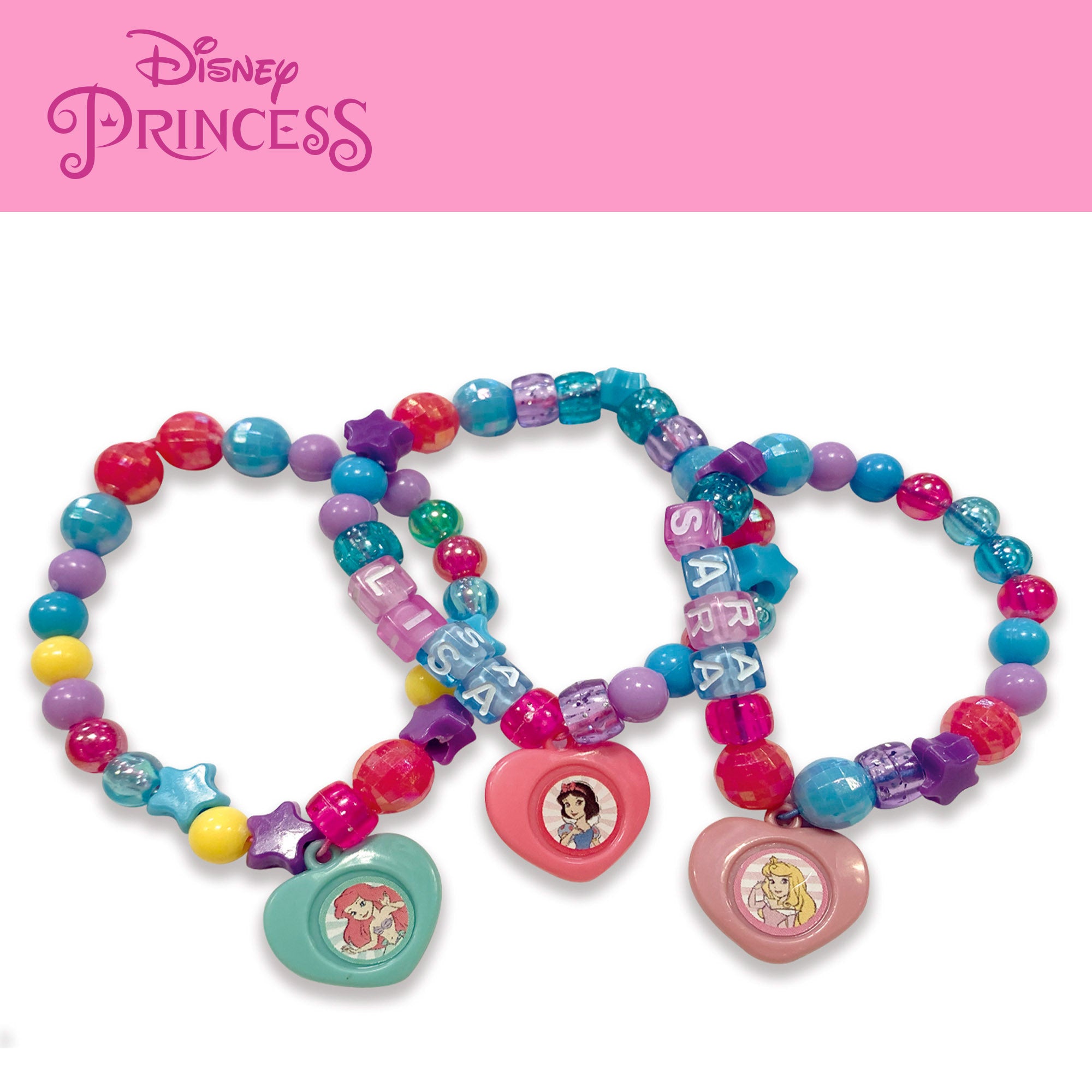 Disney Princess Set de joyas y collares con accesorios