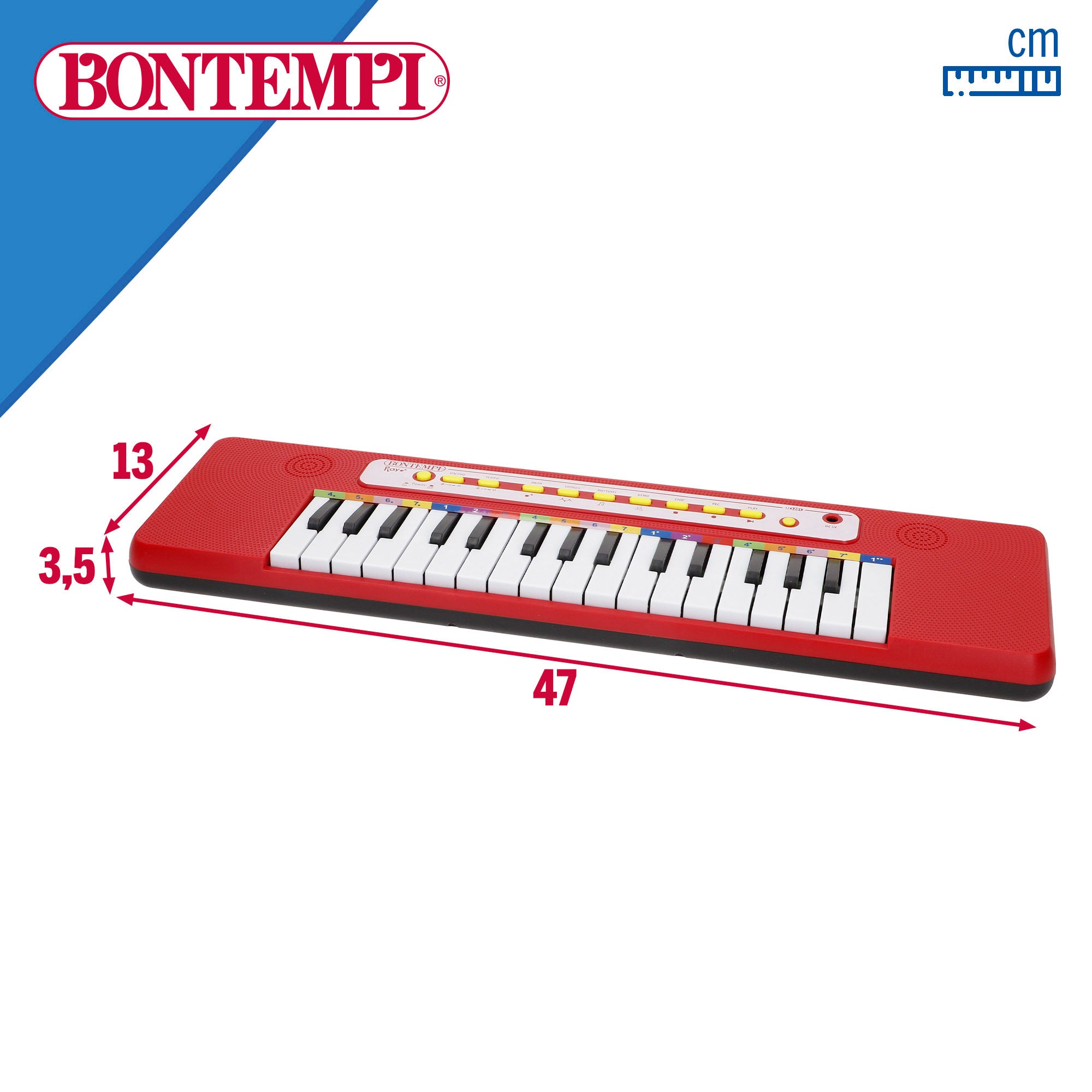 Teclado piano electrónico 32 teclas para niños Bontempi