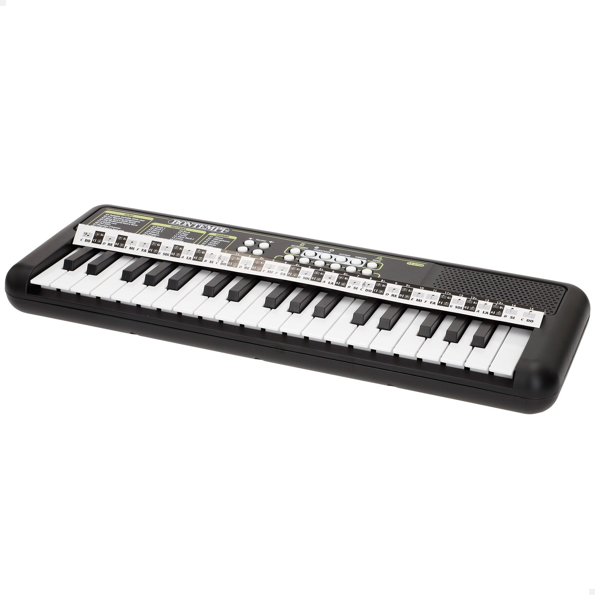 Teclado piano electrónico 37 teclas para niños Bontempi