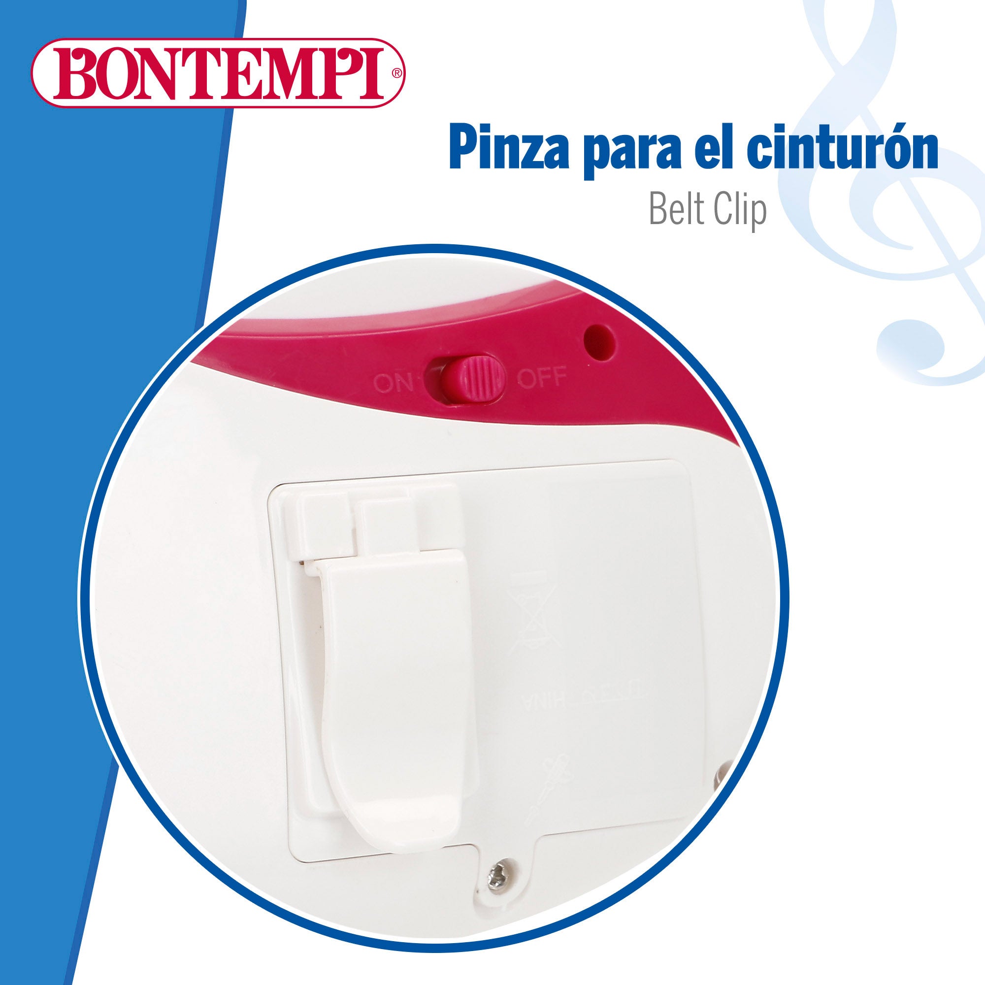 Micrófono amplificador con luces y sonidos Bontempi