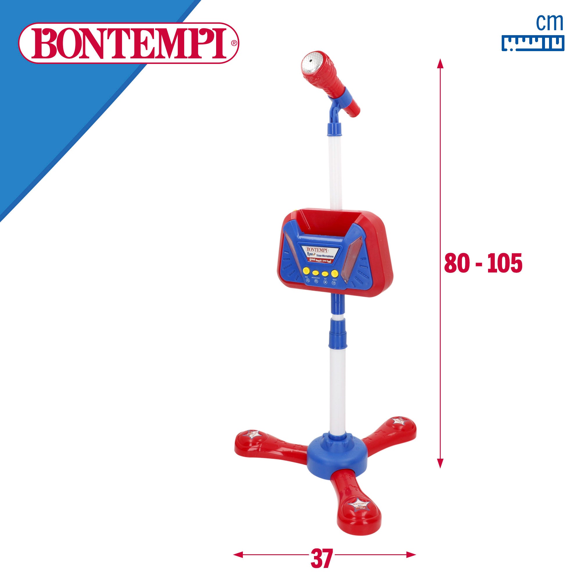 Micrófono de escenario inalámbrico Bontempi