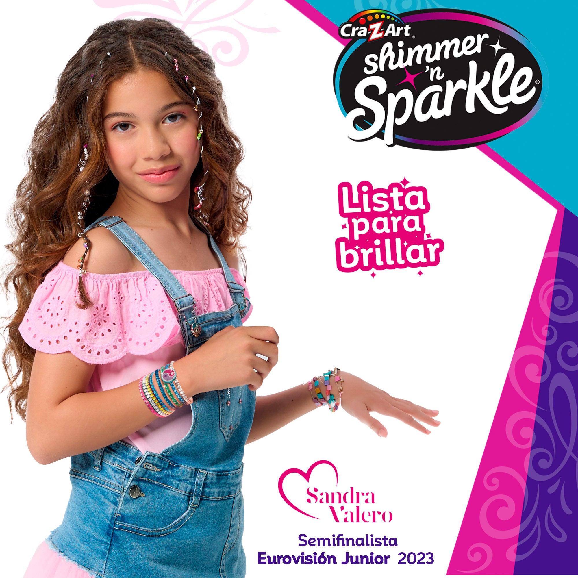 Shimmer 'n Sparkle Set para hacer pintalabios con medallones